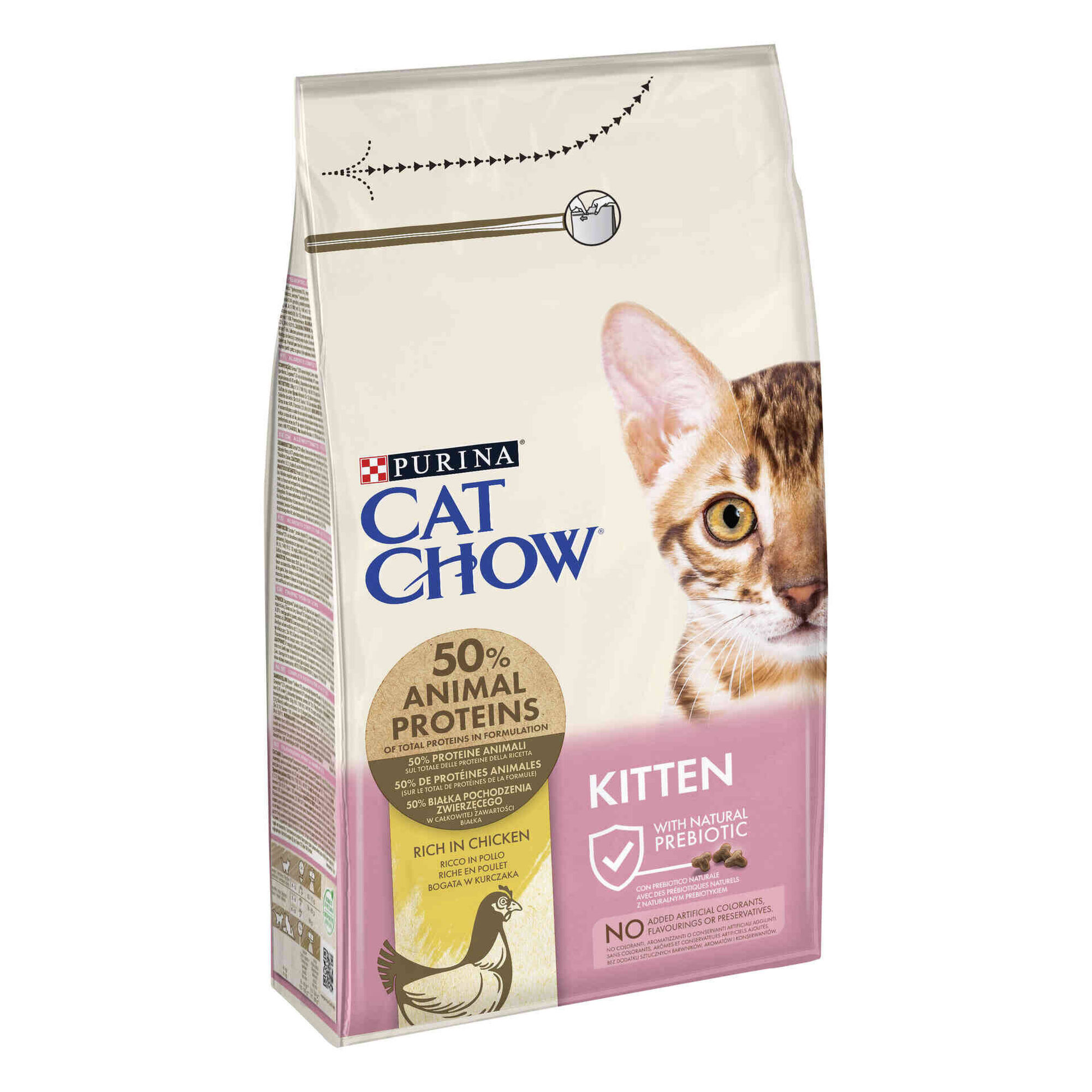 Ra&ccedil;&atilde;o para Gato J&uacute;nior Frango Purina Cat Chow