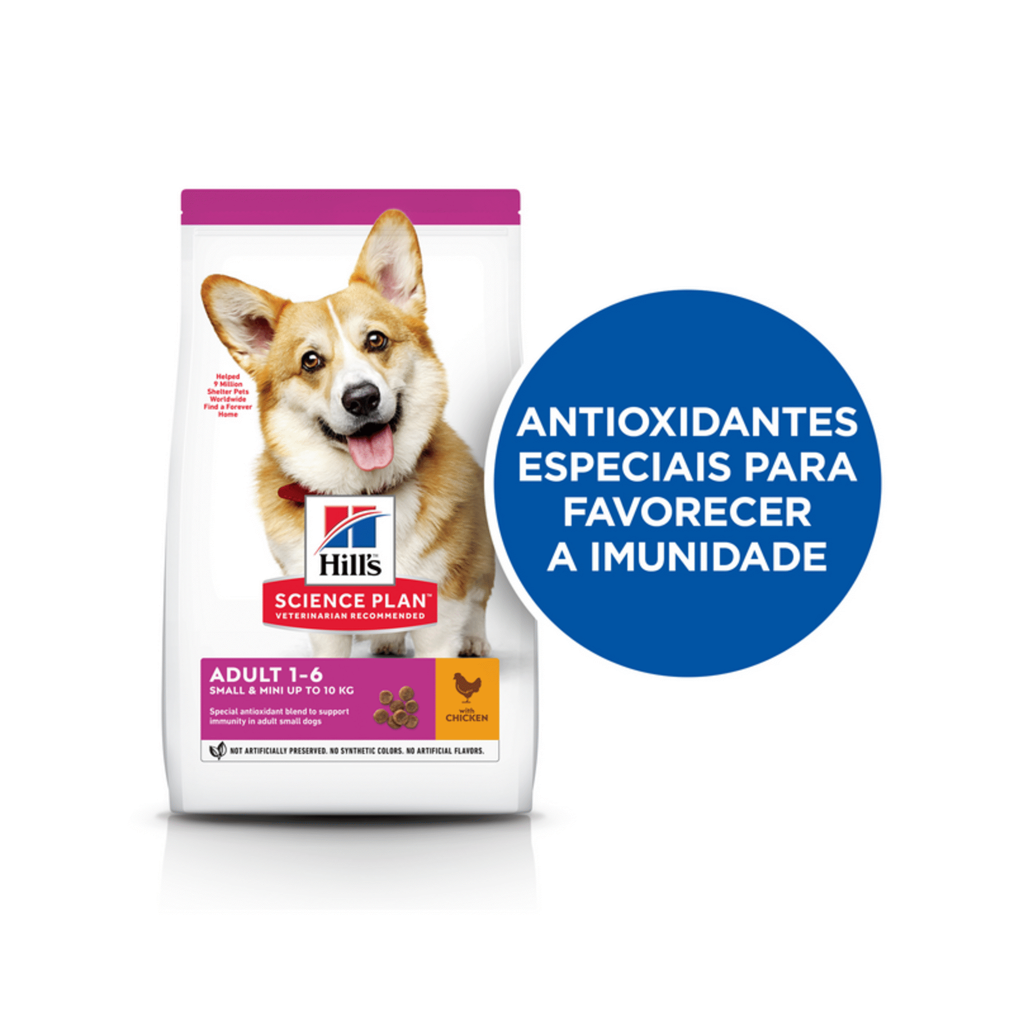 Ração para Cão Adulto Mini Science Plan Frango