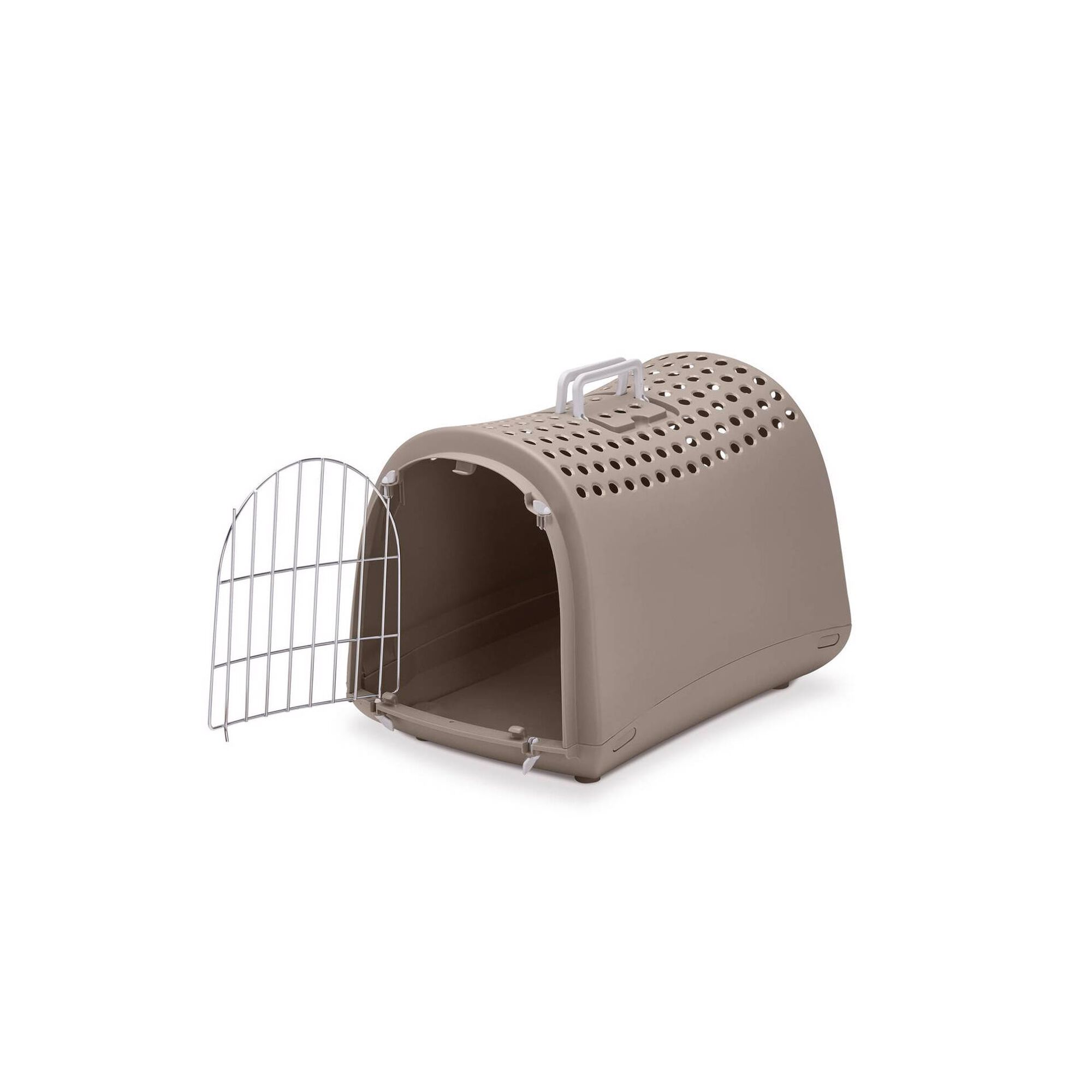 Transportadora para Gato Linus Cinza 32x50x34,5 cm