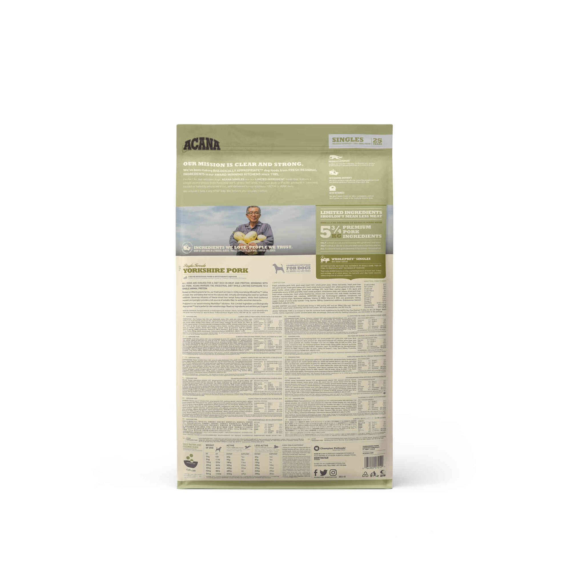 Ração para Cão Singles Formula Yorkshire Pork