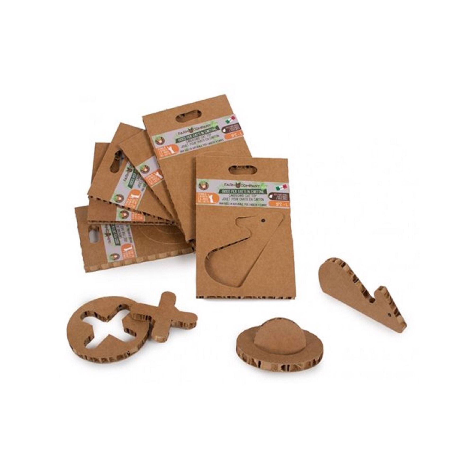 Brinquedo Natural para Gato Cartão L (Vários Modelos)