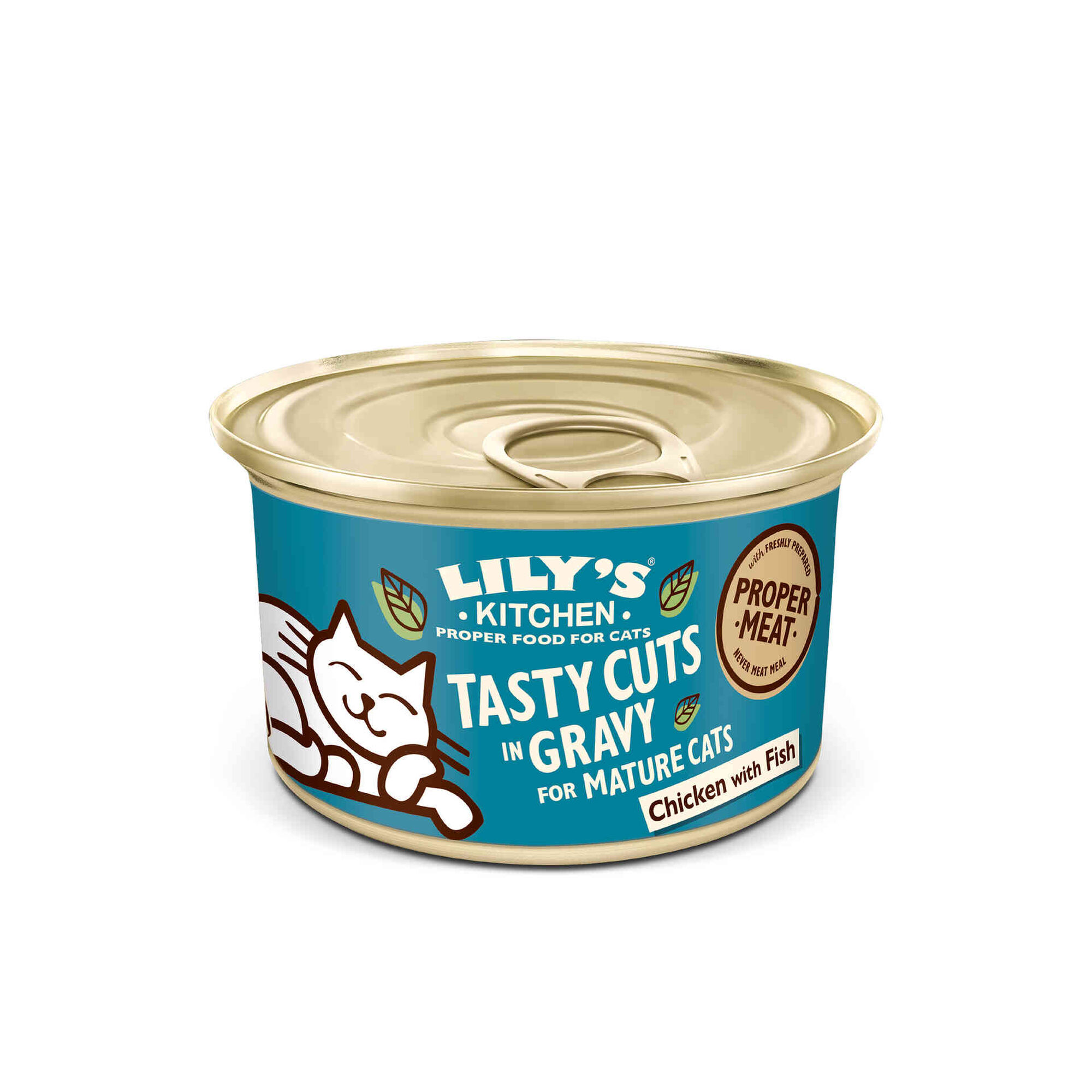 Comida Húmida para Gato Adulto Tasty Cuts Frango/Peixe