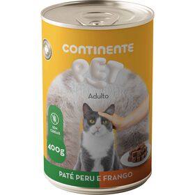 Comida Húmida para Gato Adulto Sem Cereais Paté Peru e Frango