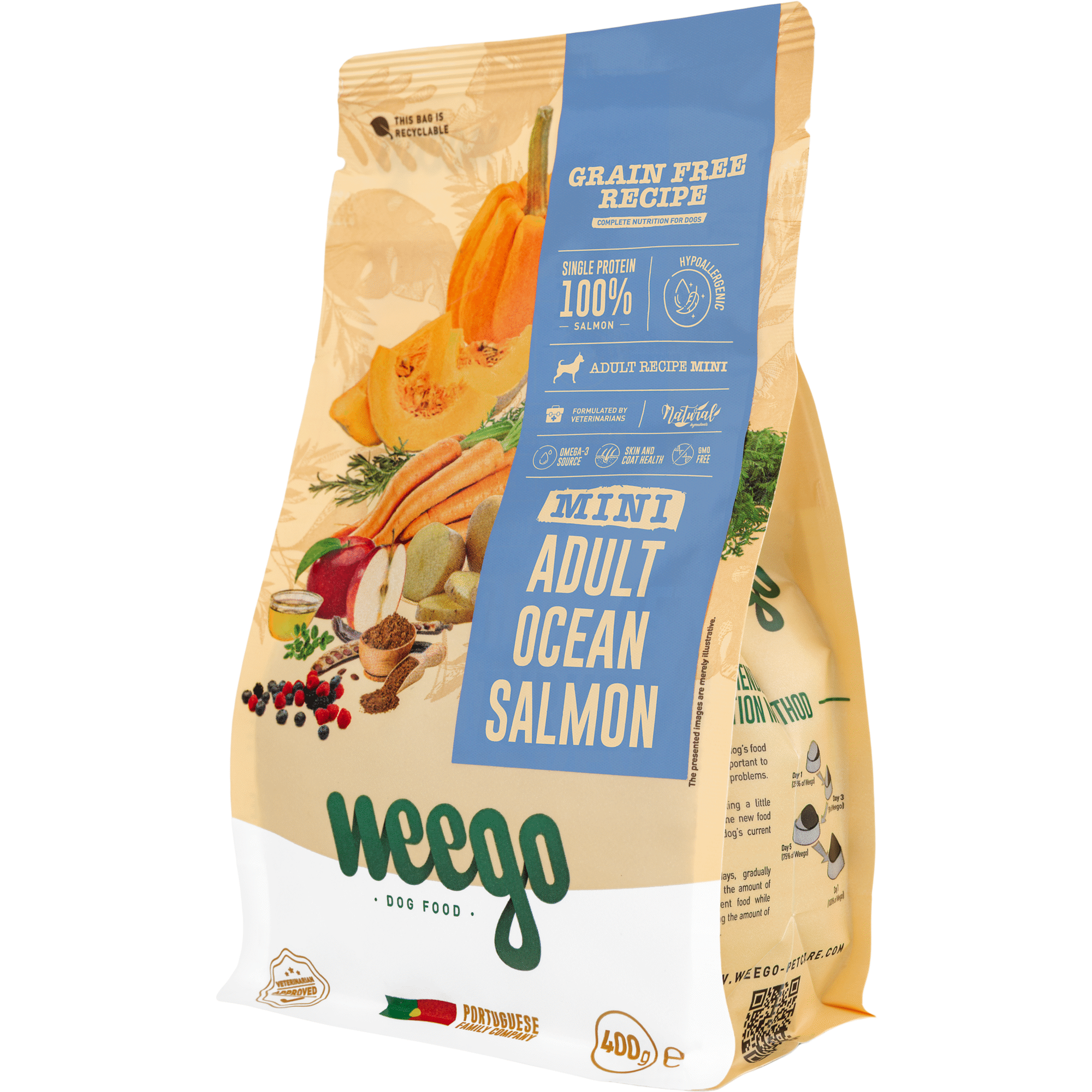 Ração para Cão Adulto Sem Cereais Salmão