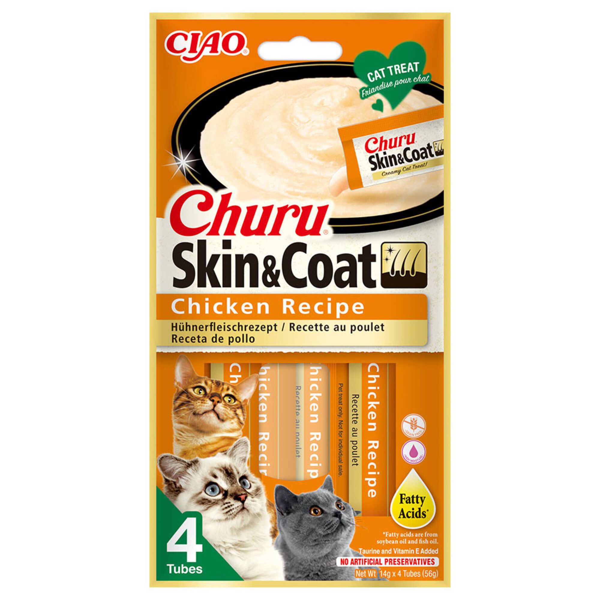 Snack para Gato Pele e Pelo Frango