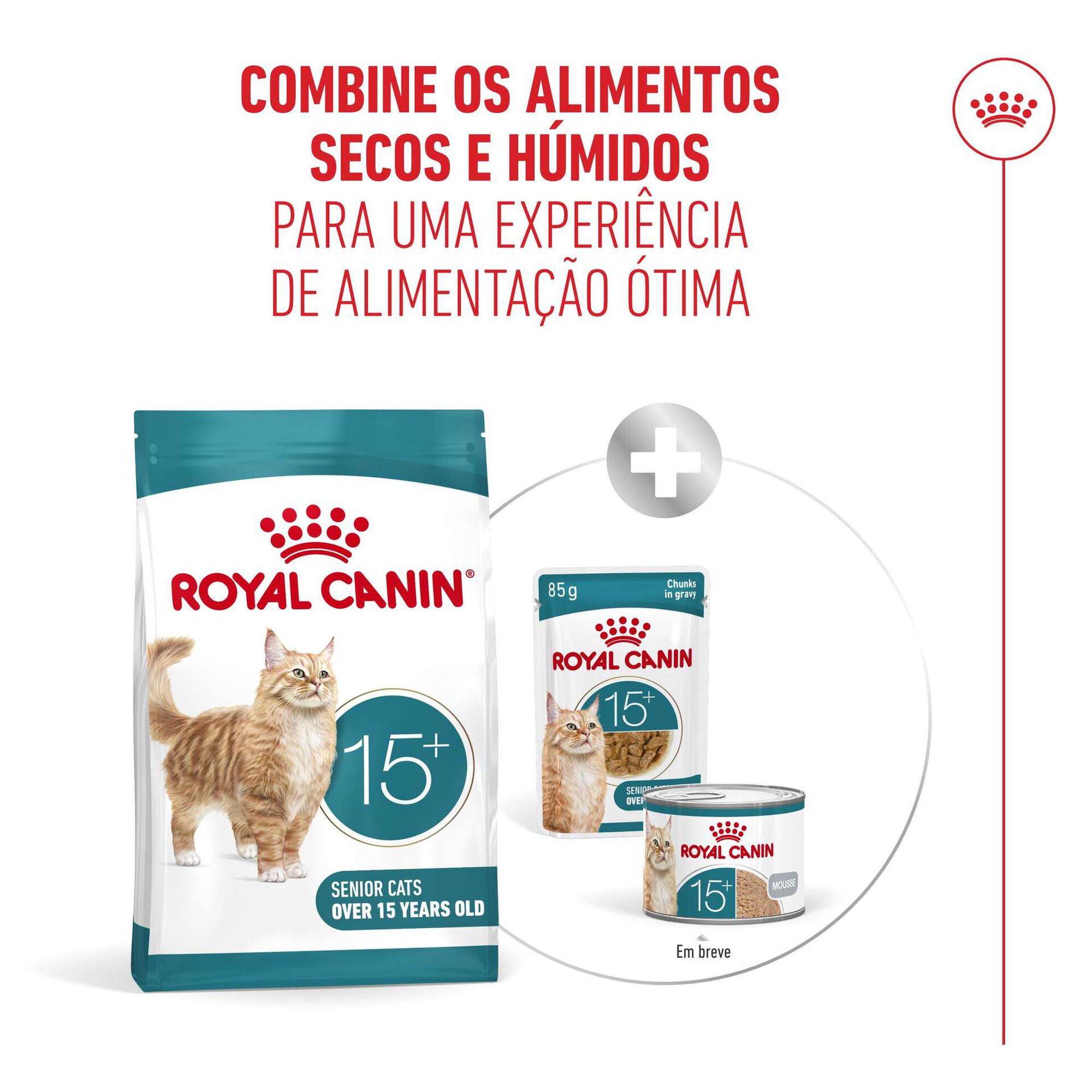 Ração para Gato Sénior Ageing+15