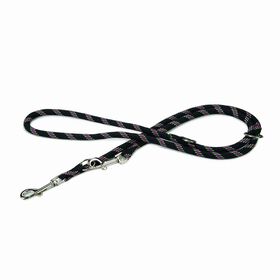 Trela para Cão Corda de Treino Nylon Preto