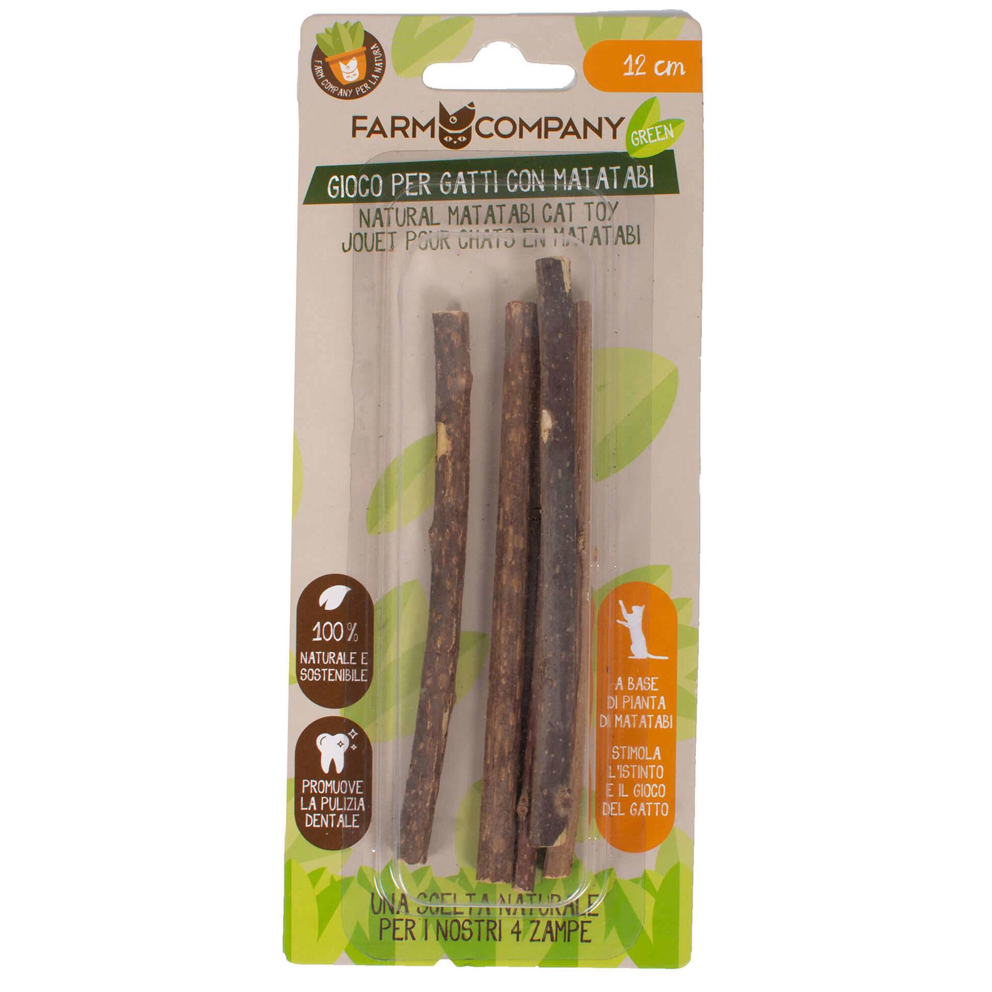 Brinquedo Natural para Gato com Matatabi Rolos