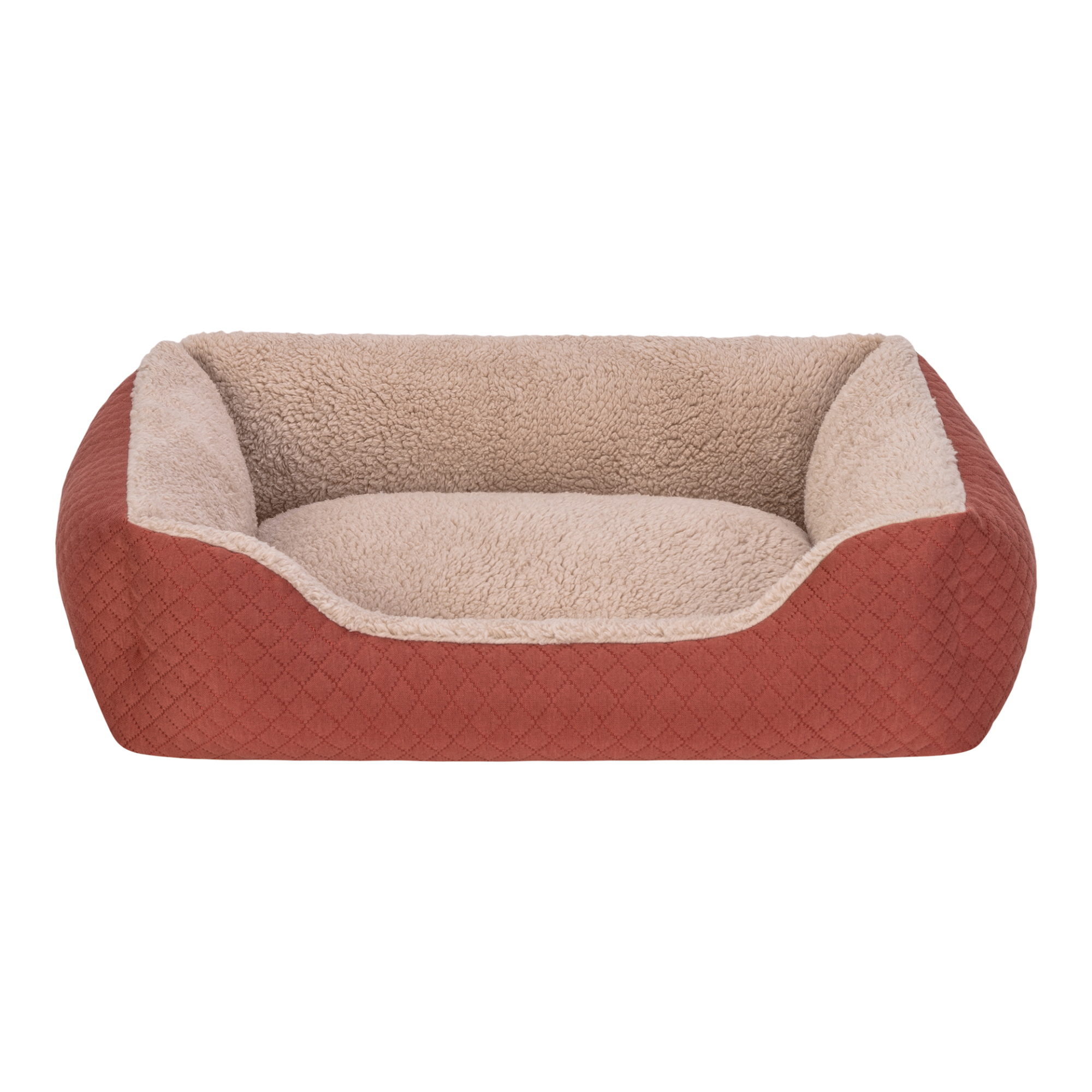 Cama Bravo Tijolo e Bege