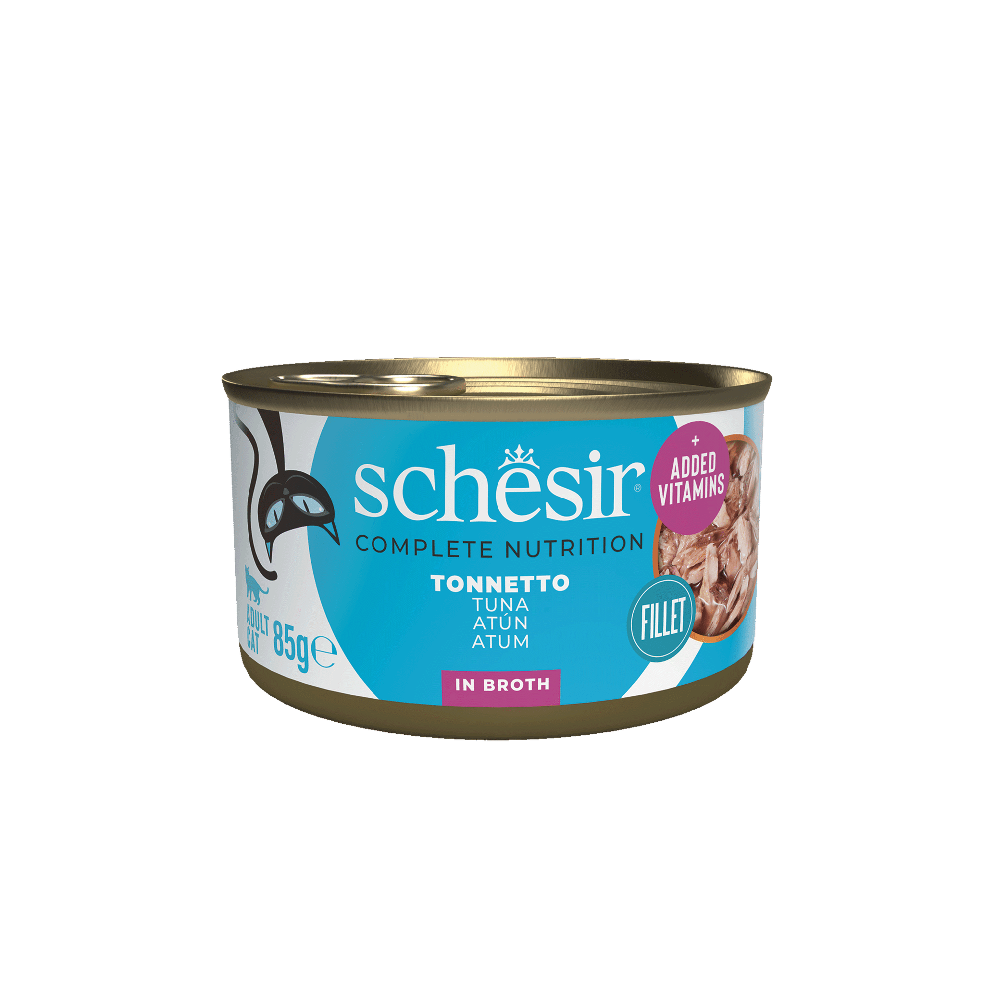 Comida H&uacute;mida para Gato Adulto Atum em Caldo