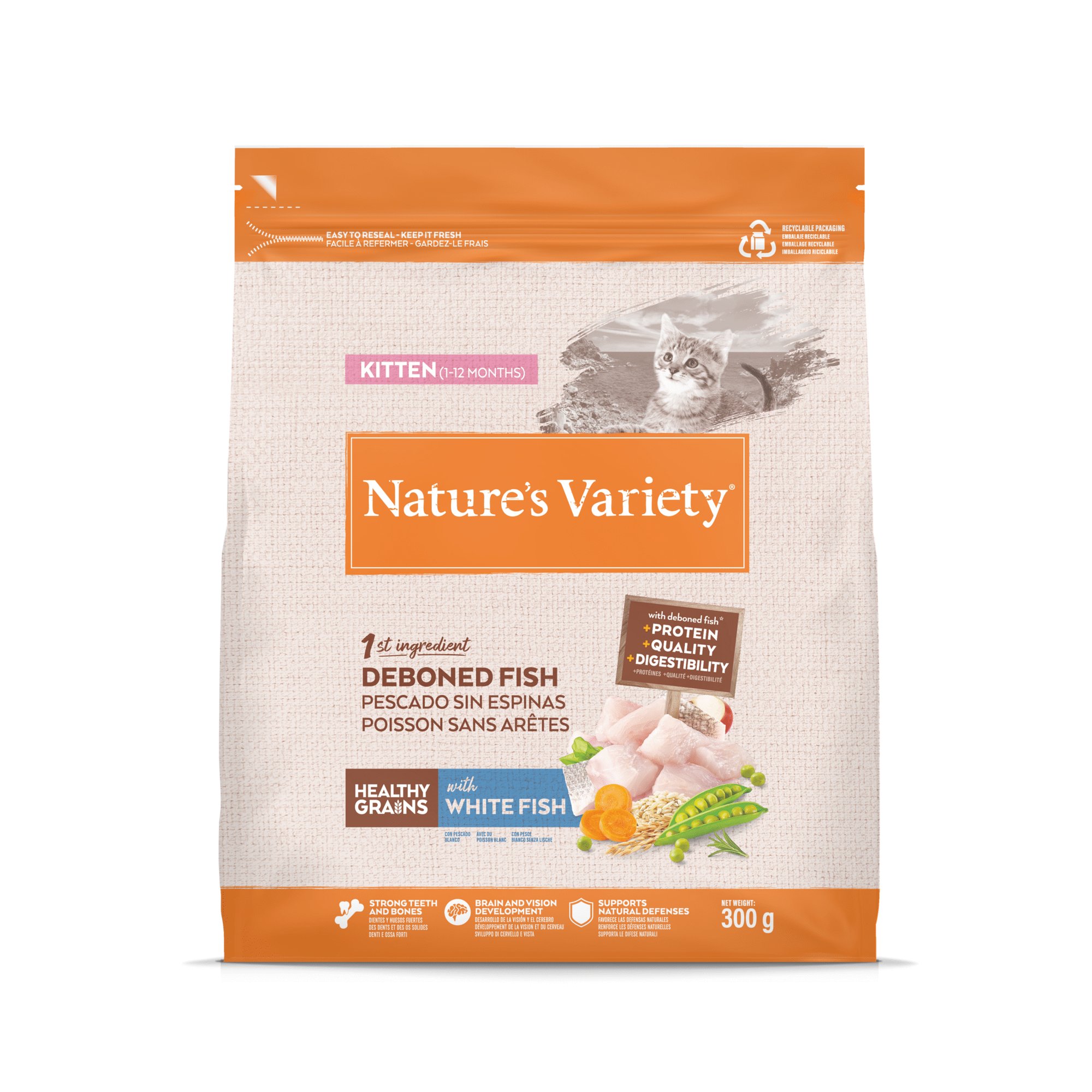 Ração para Gato Júnior Peixe Branco Ração para Gato Júnior Peixe Branco