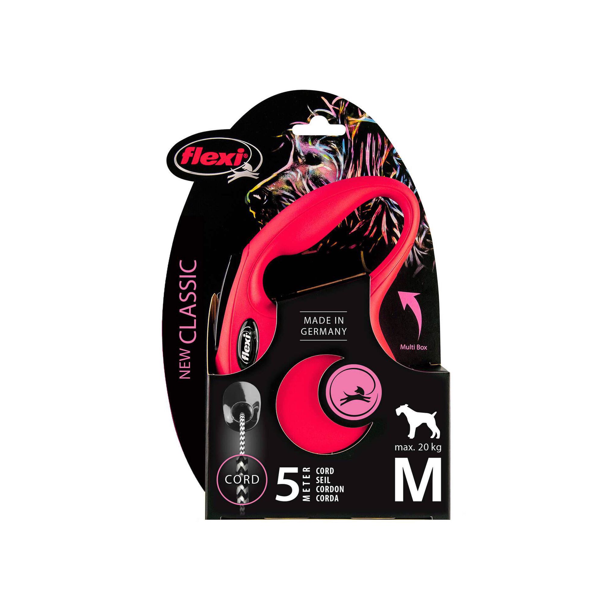 Trela para C&atilde;o New Classic Vermelha XS