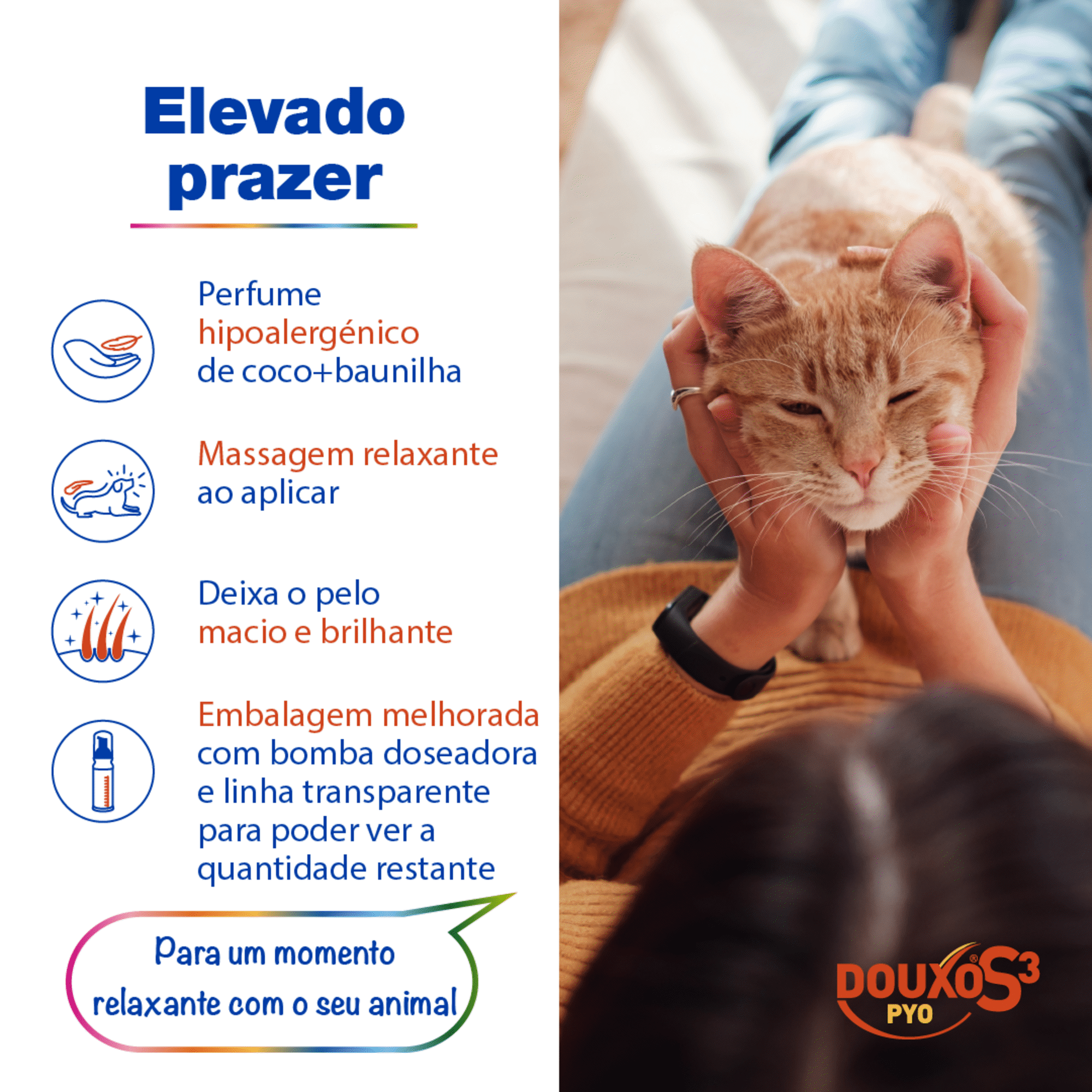 Champô para Cão e Gato S3 Pyo