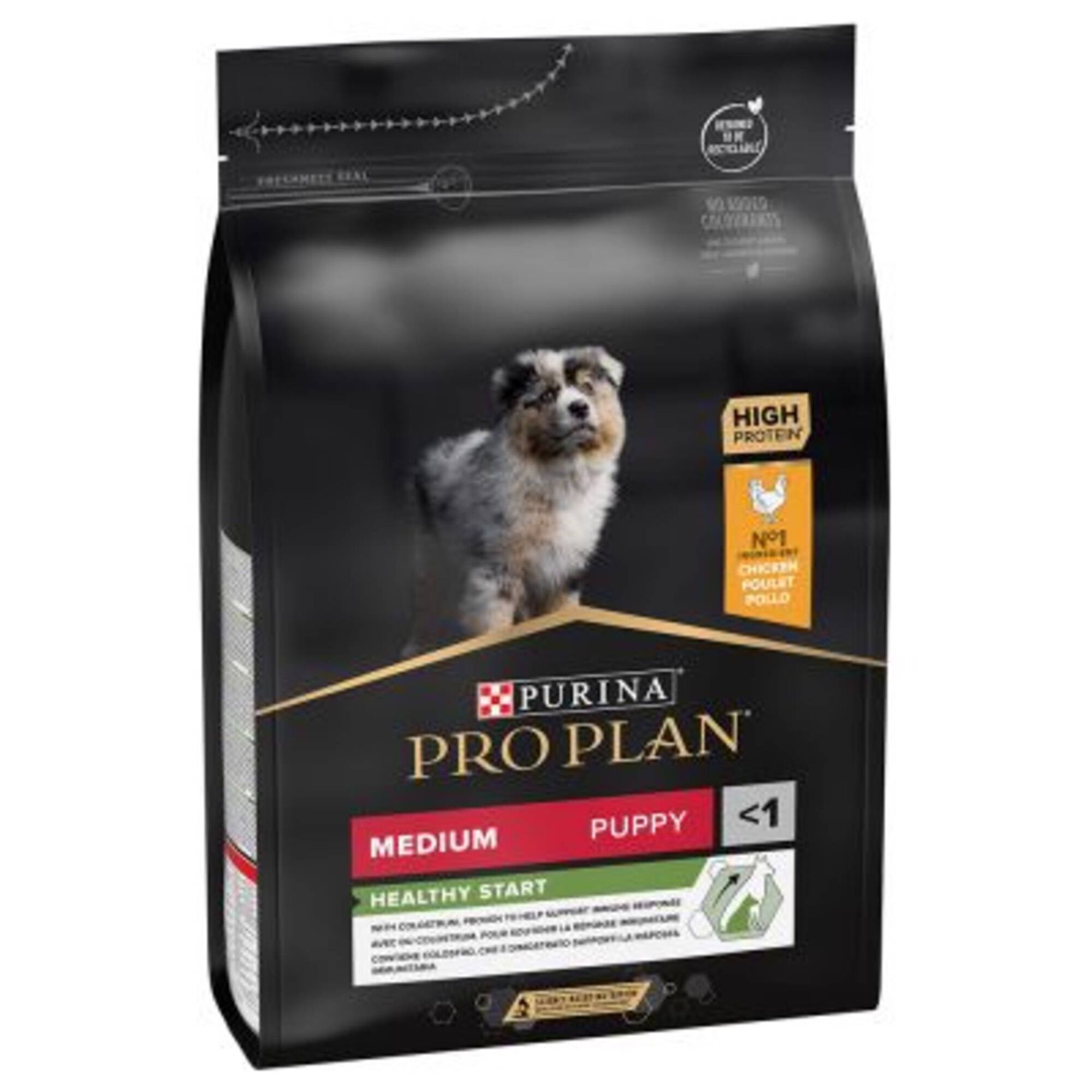 Ração para Cão Puppy Médio Frango