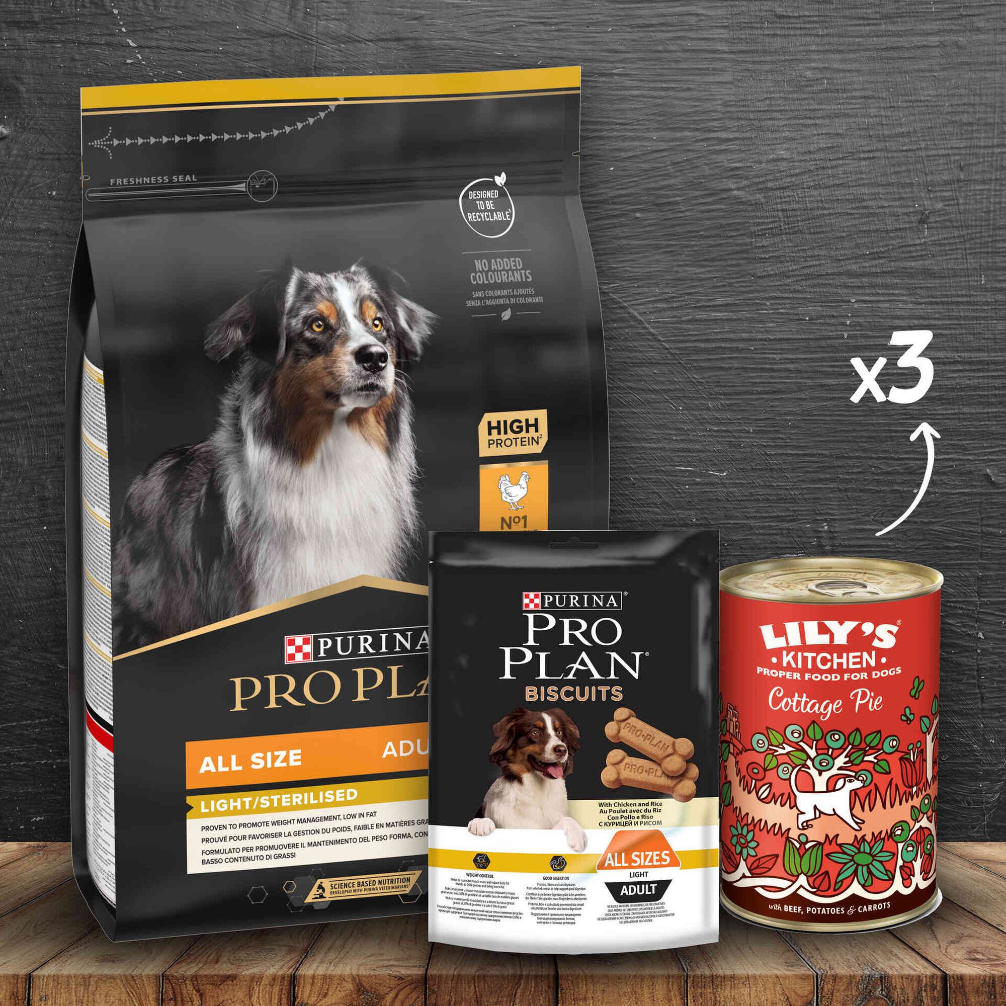 Kit de Alimentação para Cão Adulto Esterilizado