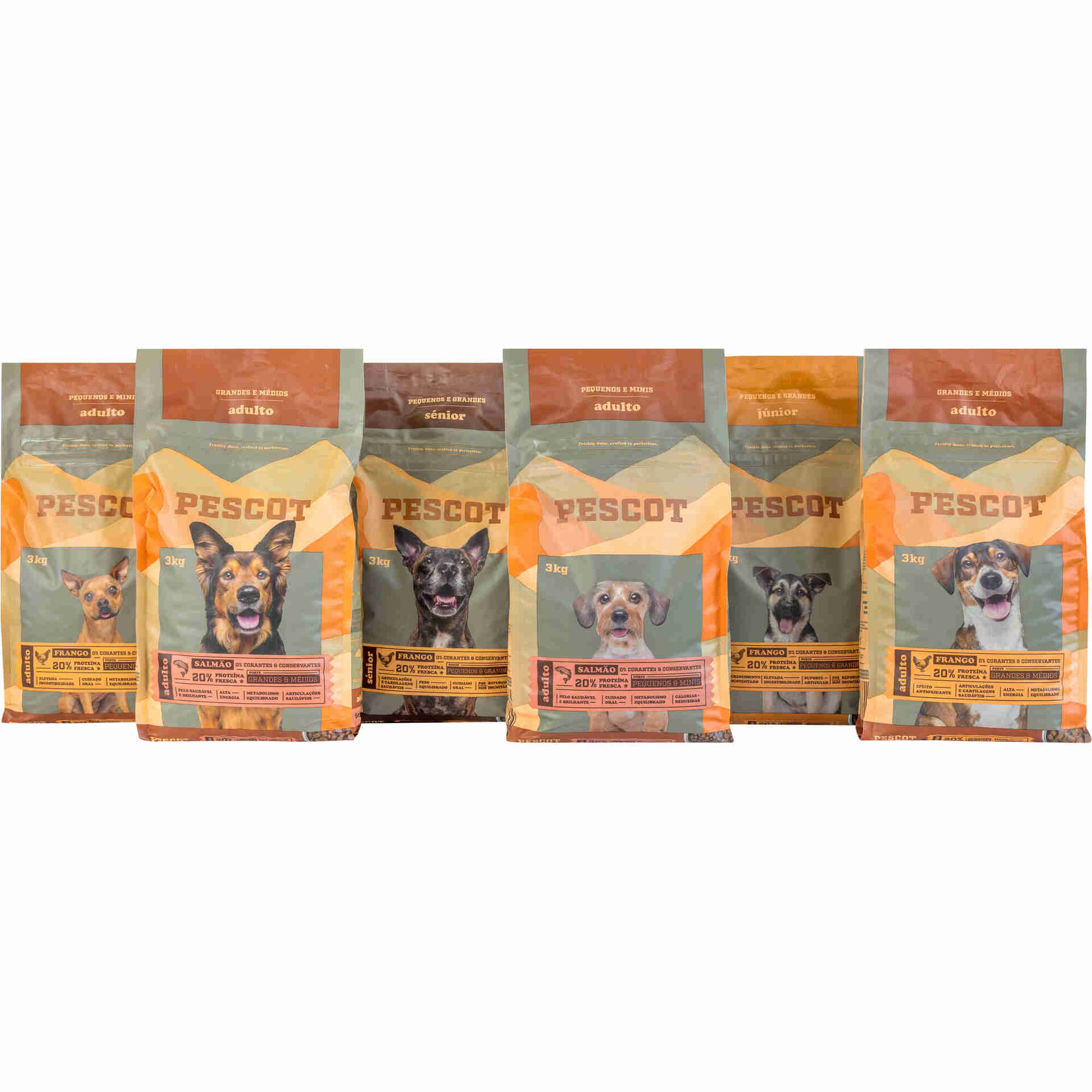 Ra&ccedil;&atilde;o para C&atilde;o Adulto Salm&atilde;o Pescot