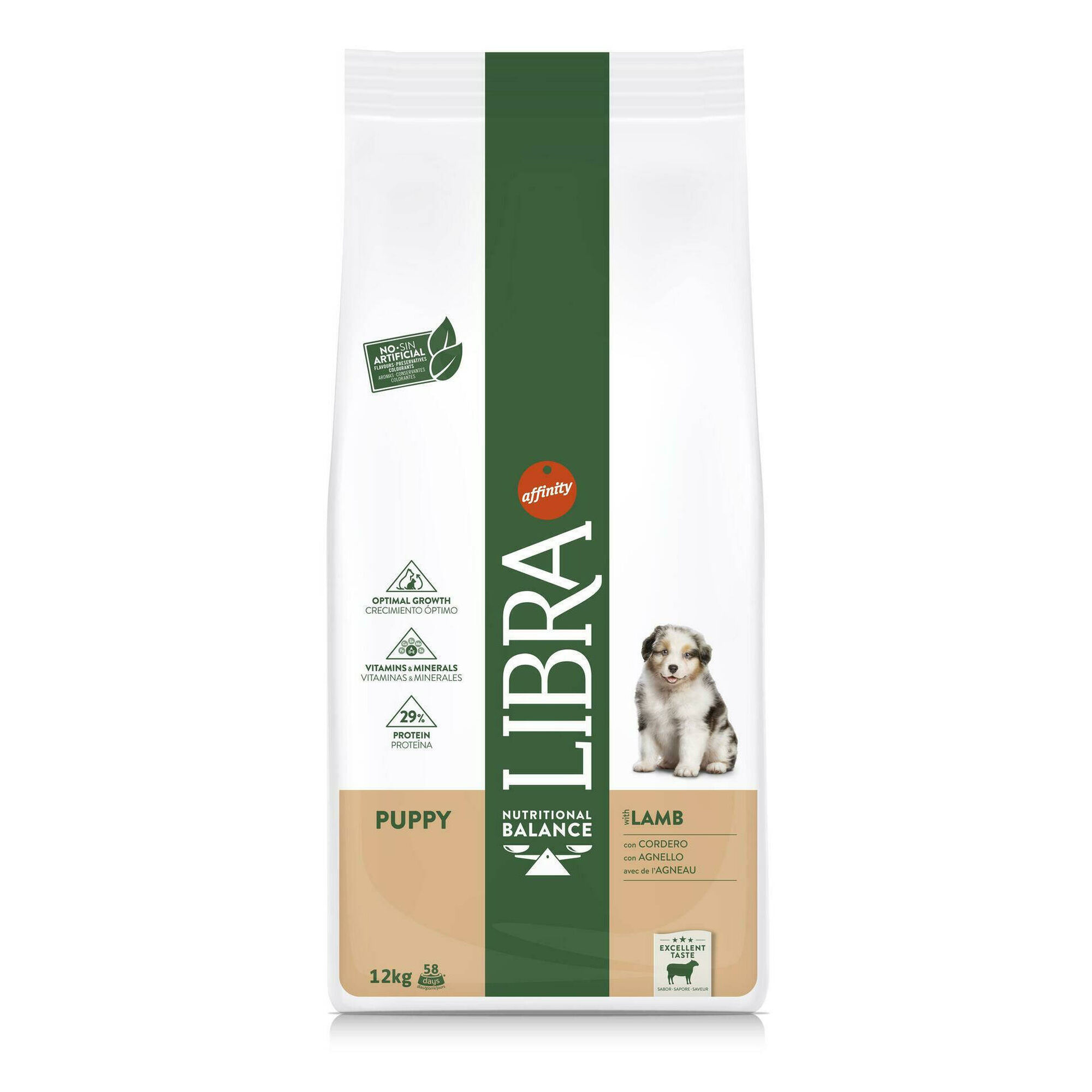 Ração para Cão Puppy Cordeiro e Arroz
