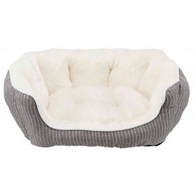 Cama Davin Cinza e Creme 50x40cm