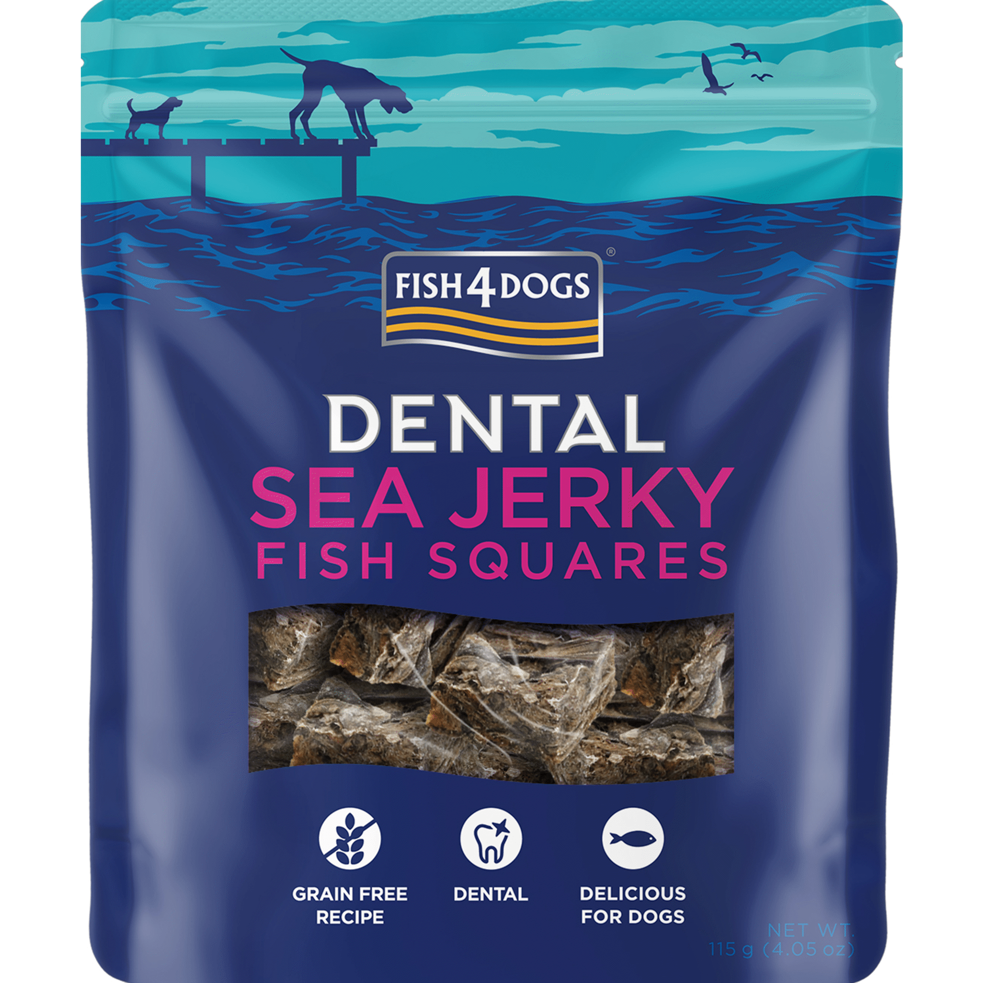 Snacks para Cão Cubos de Peixe Seco