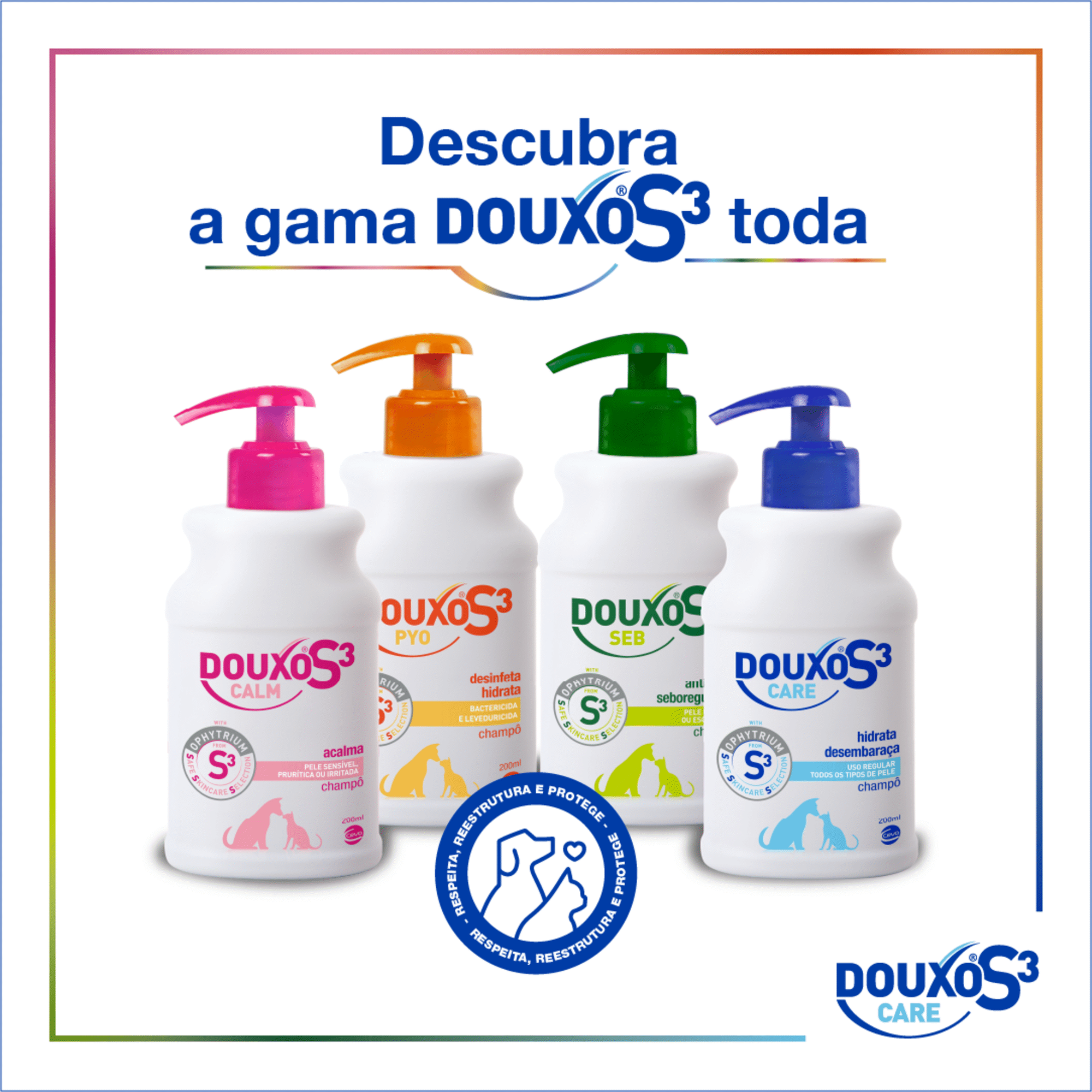 Champô para Cão e Gato S3 Care