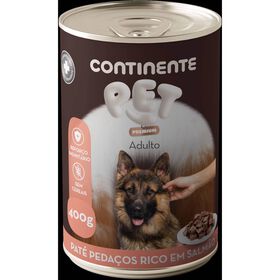 Comida H&uacute;mida para C&atilde;o Adulto Sem Cereais Pat&eacute; Salm&atilde;o