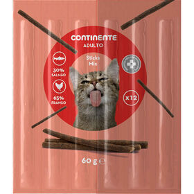 Snack para Gato Stick de Salm&atilde;o Continente