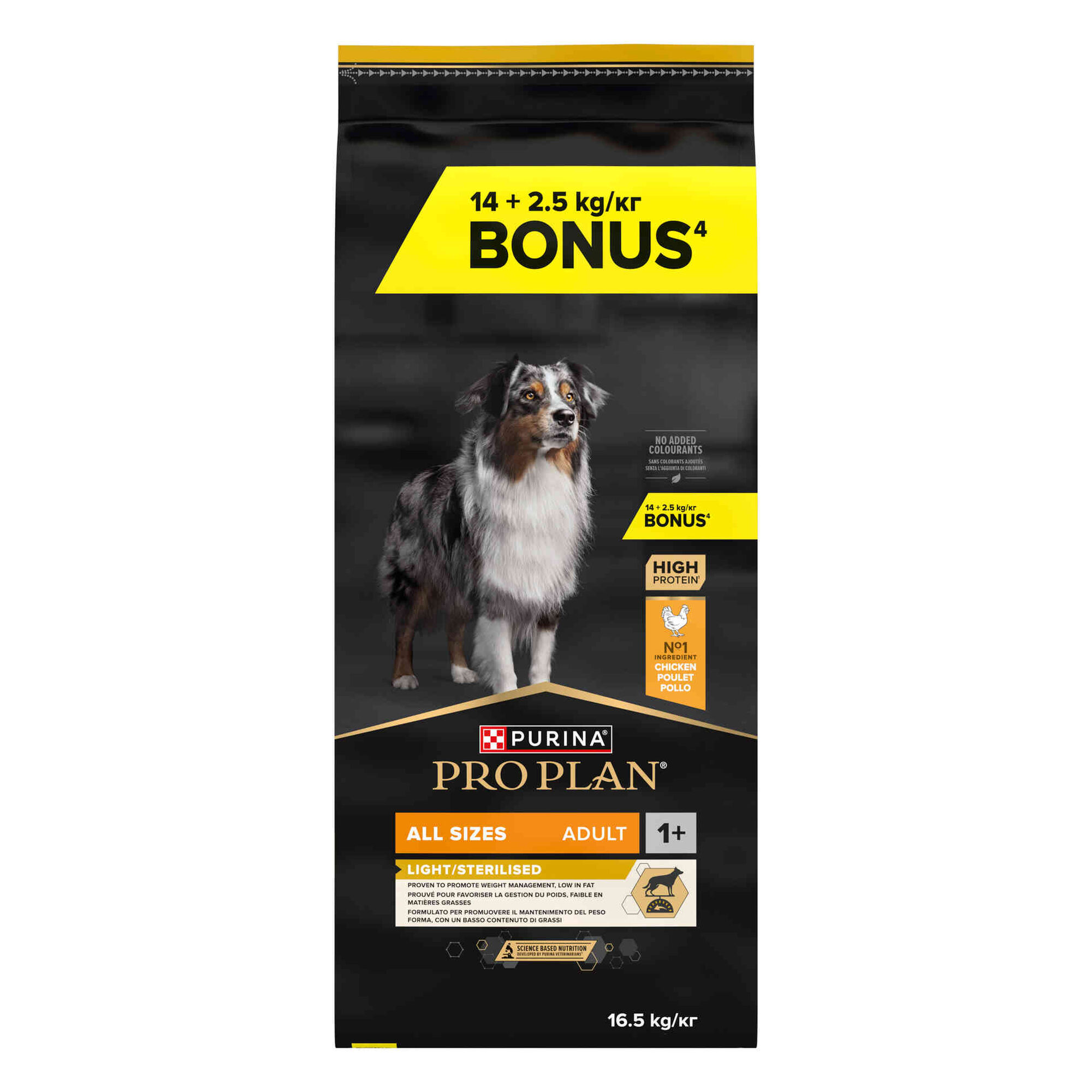 Ração para Cão Adulto Esterilizado Light