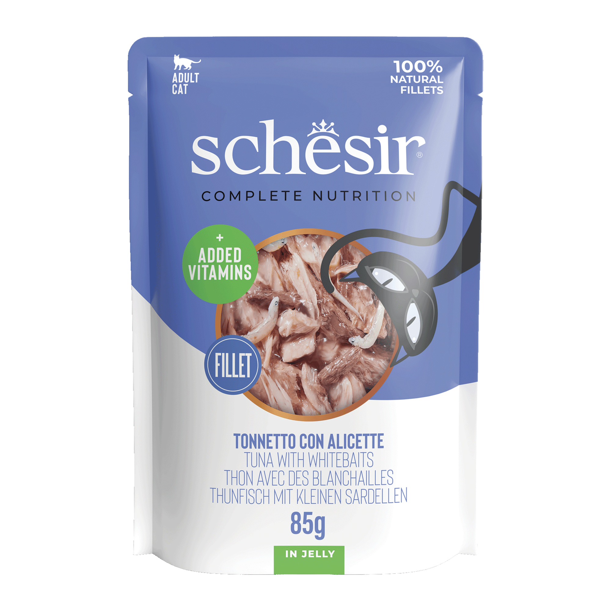 Comida Húmida para Gato Atum e Anchovas Saquetas