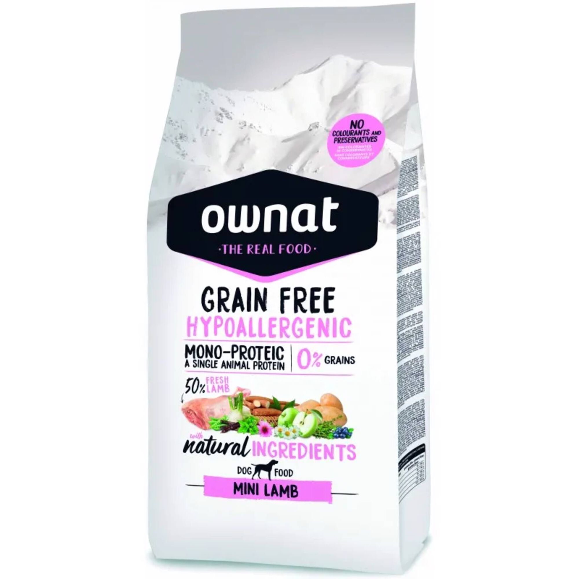Ração para Cão Mini Hypoallergenic Grain Free Cordeiro