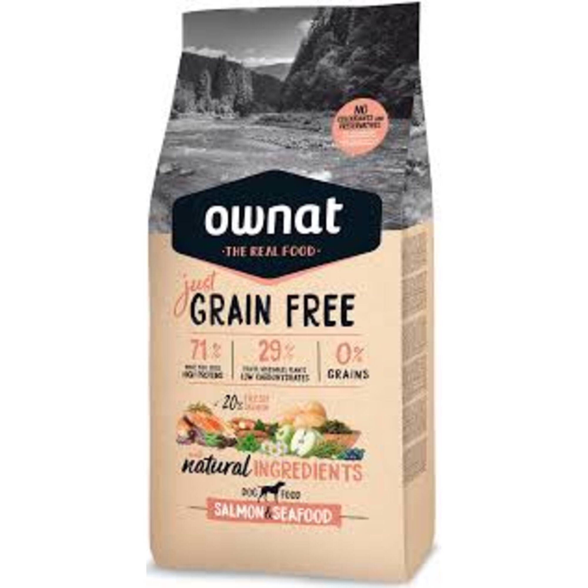 Ração para Cão Just Grain Free Salmão e Frutos do Mar
