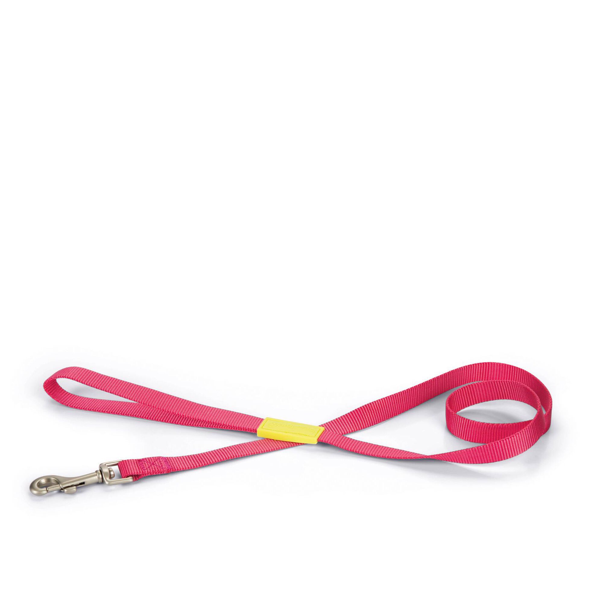 Trela para Cão Nylon Rosa 120 cm x 20 mm