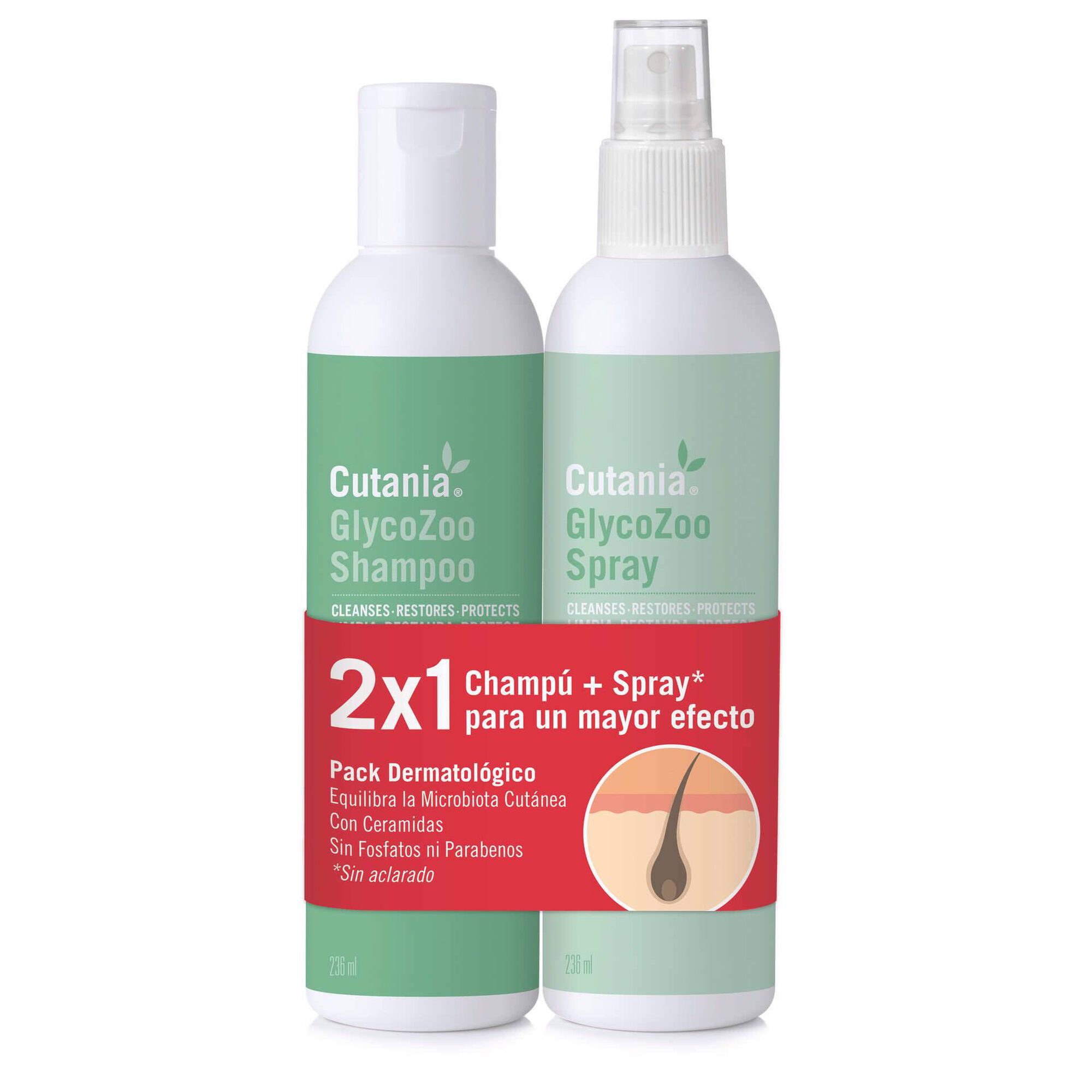 Cutania Glycozoo Pack Champô + Spray