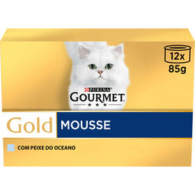 Comida Húmida para Gato Adulto Mousse Peixe do Oceano Comida Húmida para Gato Adulto Mousse Peixe do Oceano