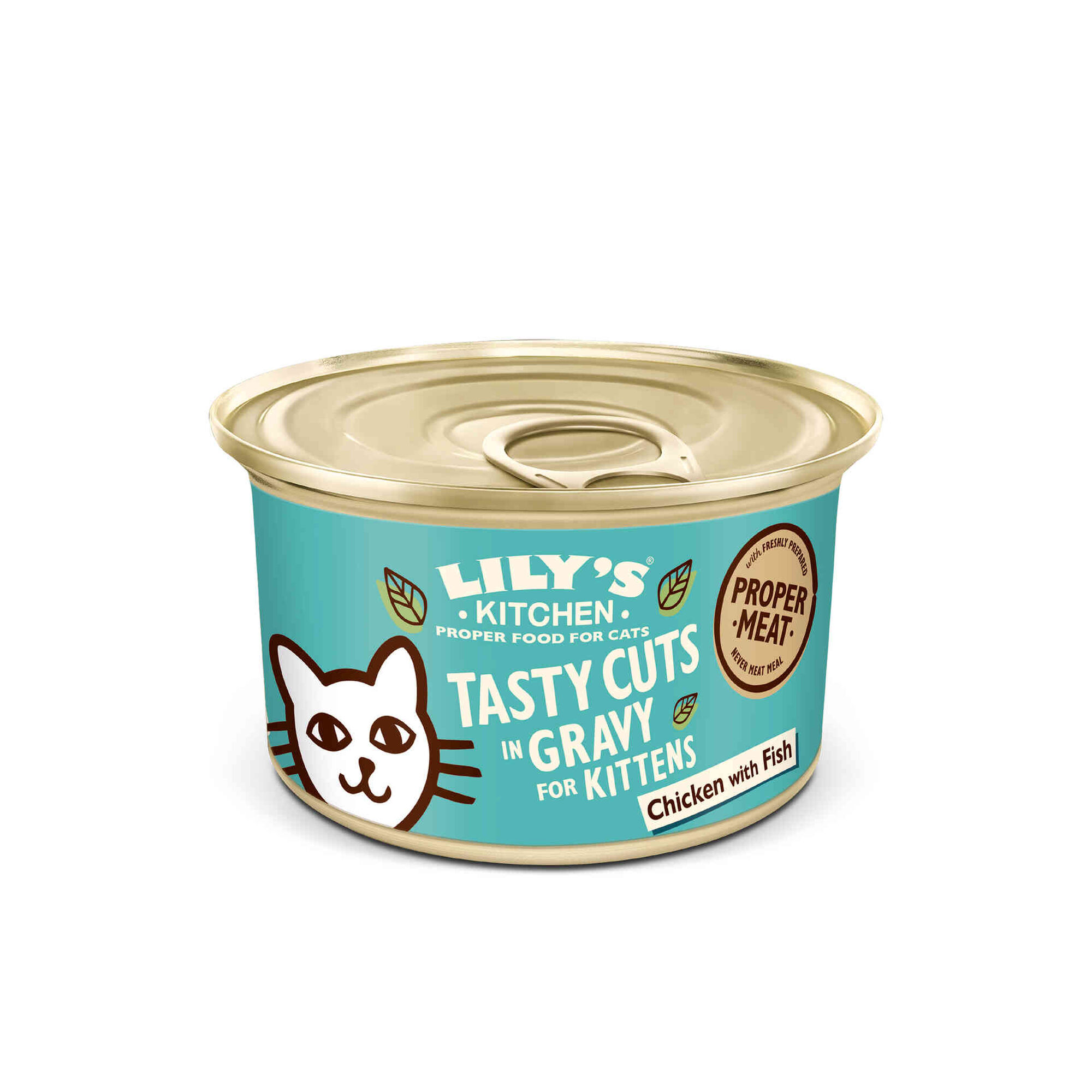 Comida Húmida para Gato Júnior Tasty Cuts Frango/Peixe