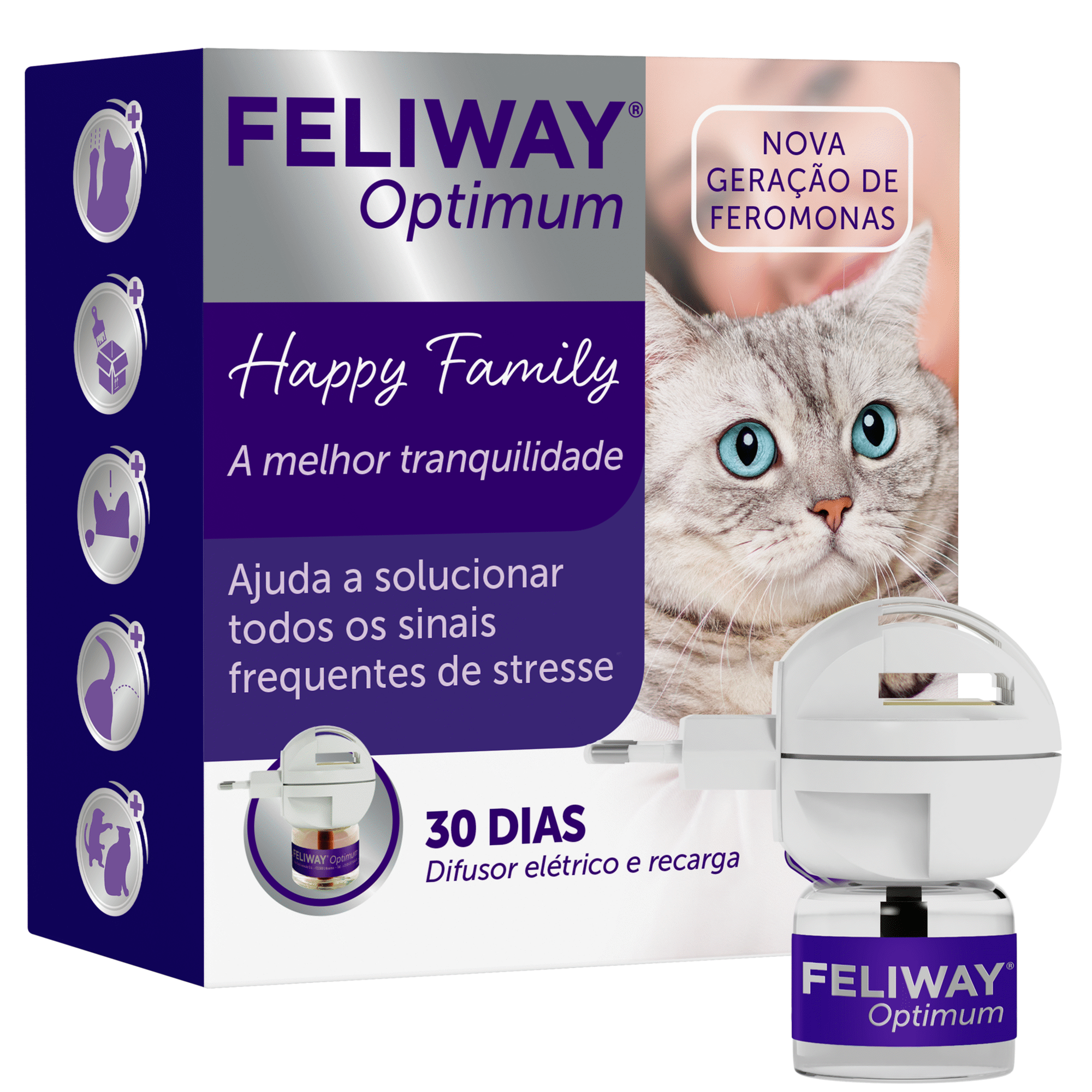 Difusor e Recarga Optimum para Gato