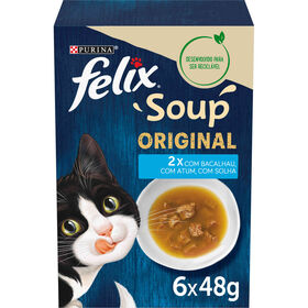 Comida Húmida para Gato Adulto Soup Original Seleção Peixe Saquetas Comida Húmida para Gato Adulto Soup Original Seleção Peixe Saquetas