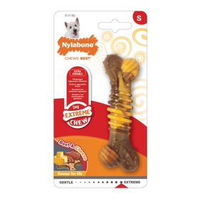 Brinquedo para Cão Osso Extreme Vaca e Queijo S