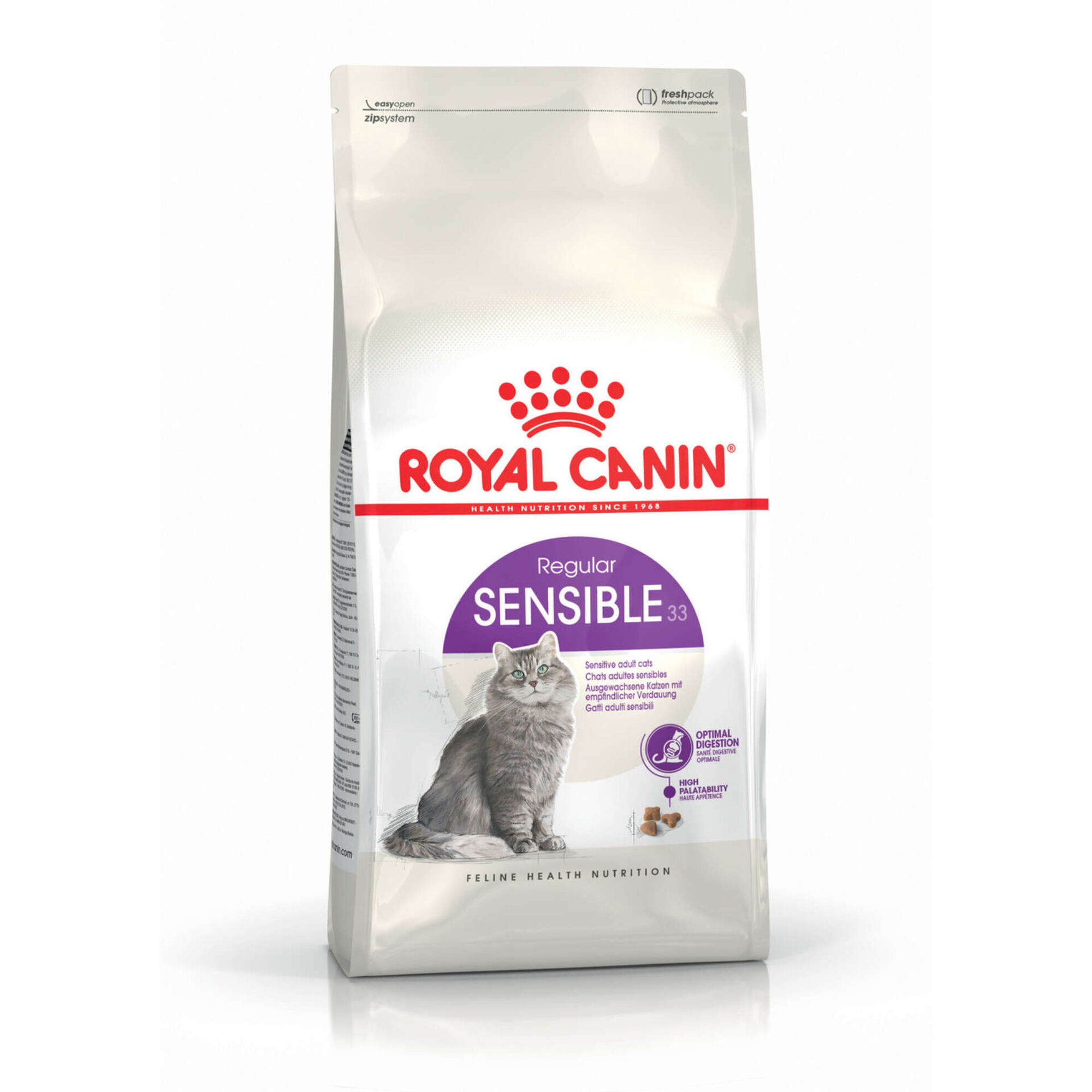 Ração para Gato Adulto Regular Sensible 33