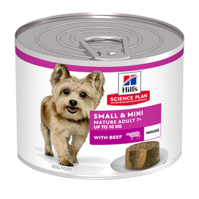 Comida Húmida para Cão Adulto Mini Science Plan Maturo 7+ Vaca