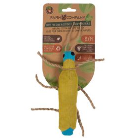 Brinquedo para C&atilde;o Natural Escaravelho Corda+Som Natural 21 cm Farm Company