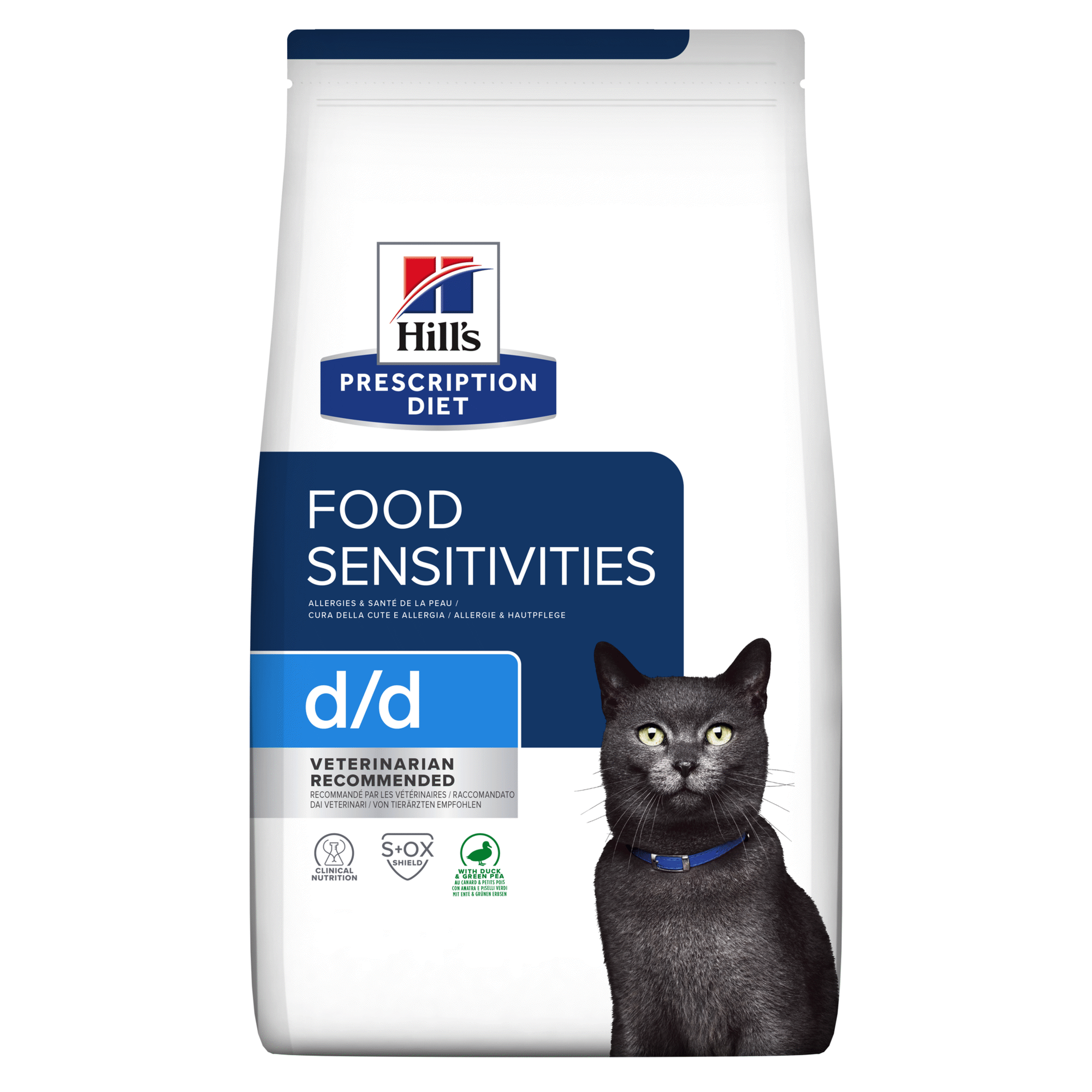 Ração para Gato Prescription Diet Food Sensitivities Pato
