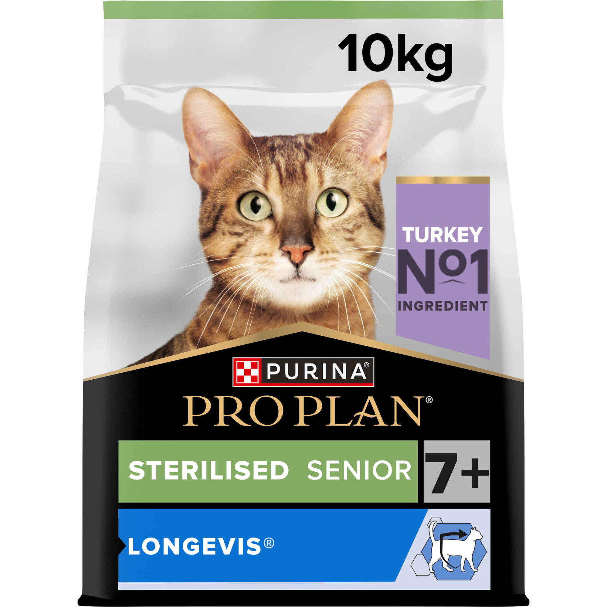Ração para Gato Sénior Esterilizado Peru +7 Anos