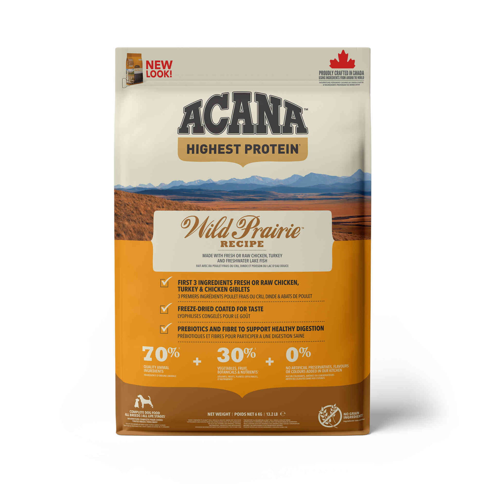 Ração para Cão Highest Protein Wild Prairie Recipe