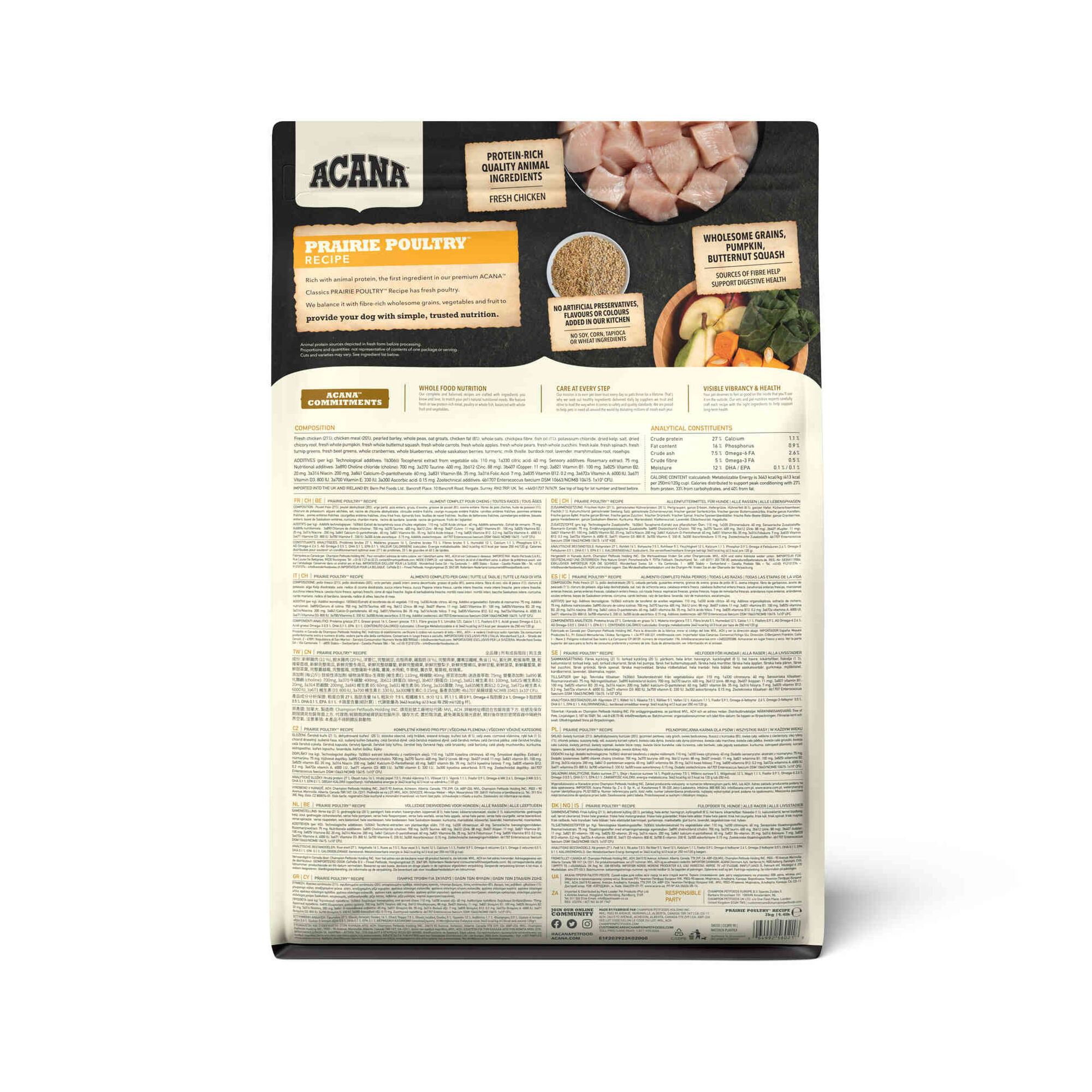 Ração para Cão Classics Prairie Poultry Recipe Ração para Cão Classics Prairie Poultry Recipe