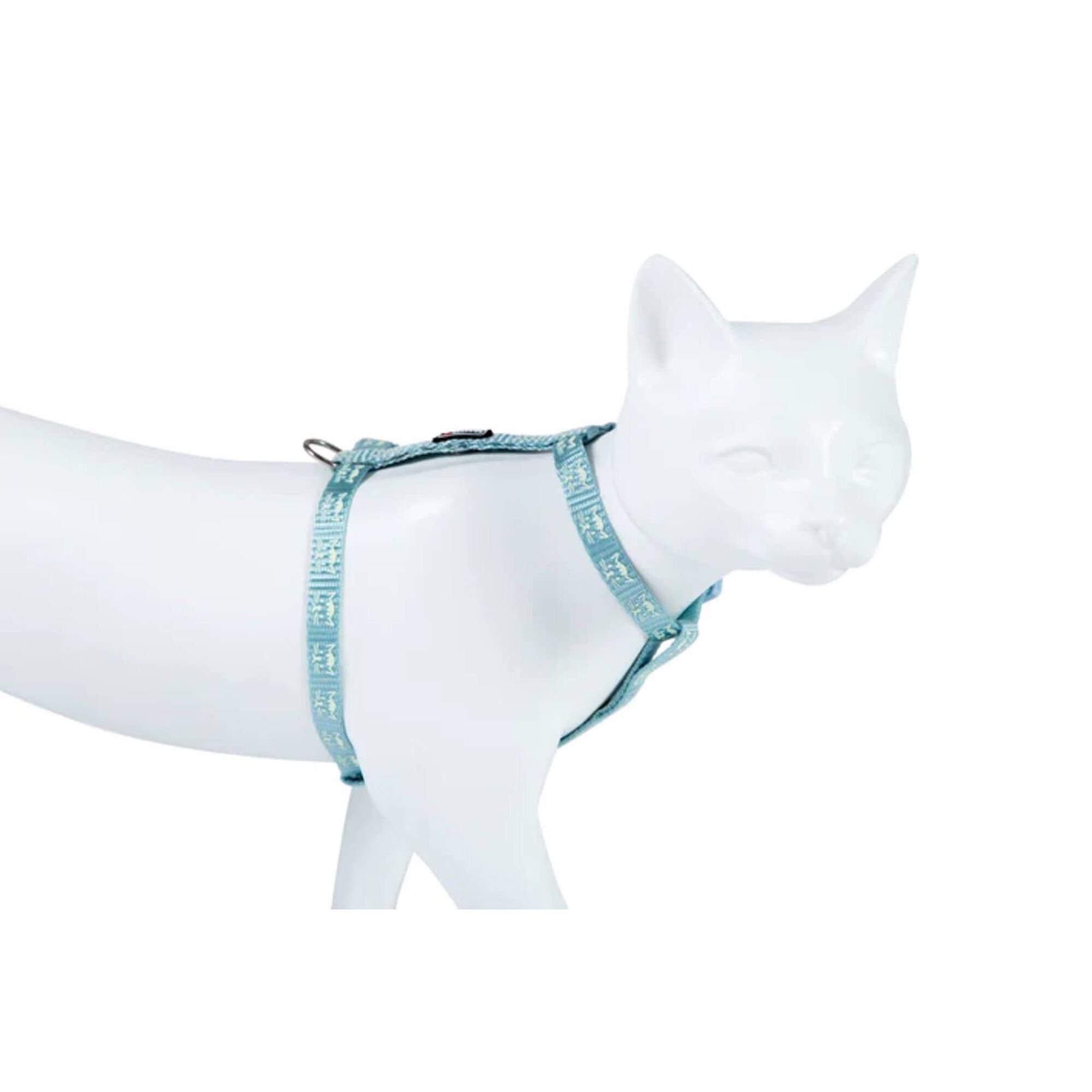 Arnês para Gato Refletor Azul