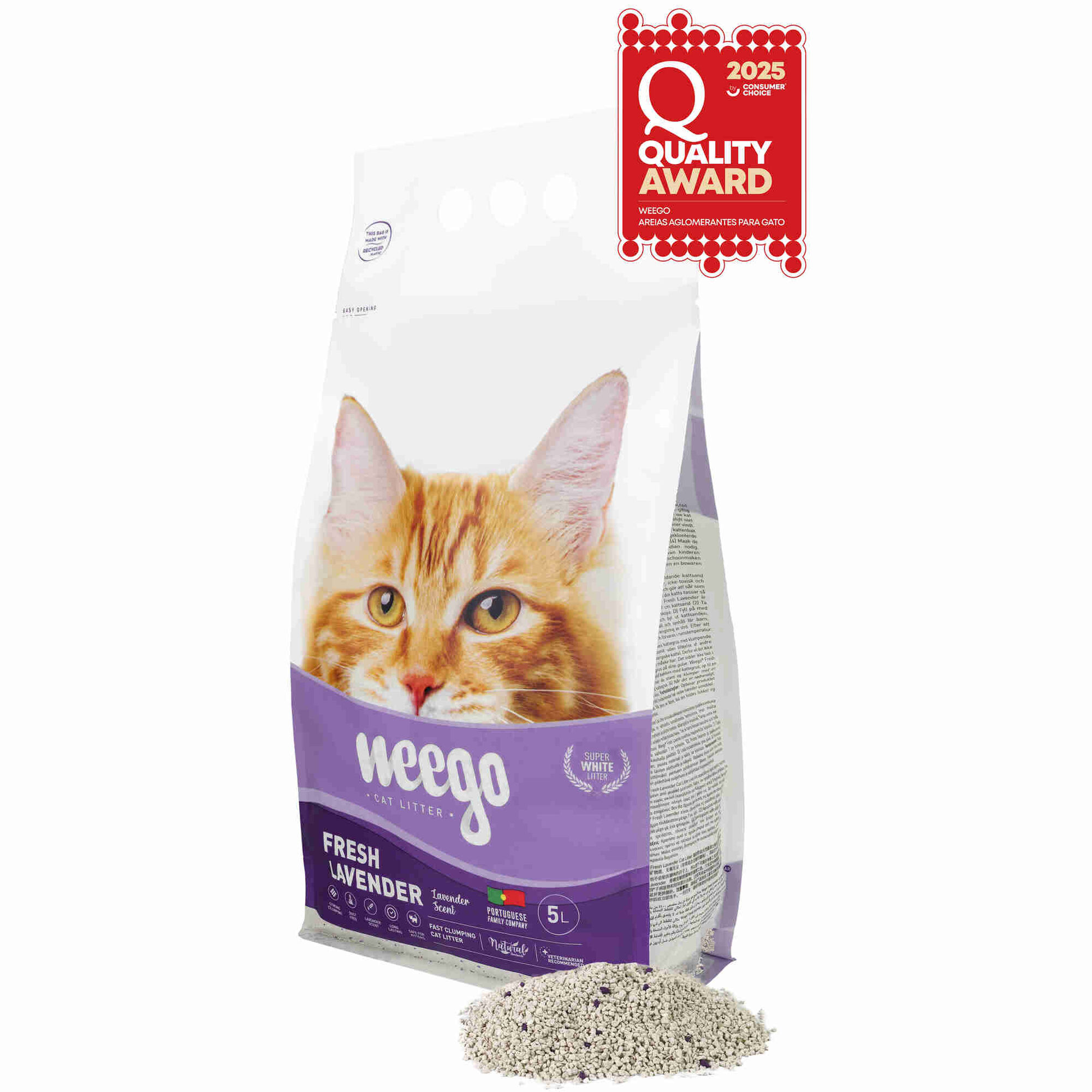 Areia Aglomerante Lavanda