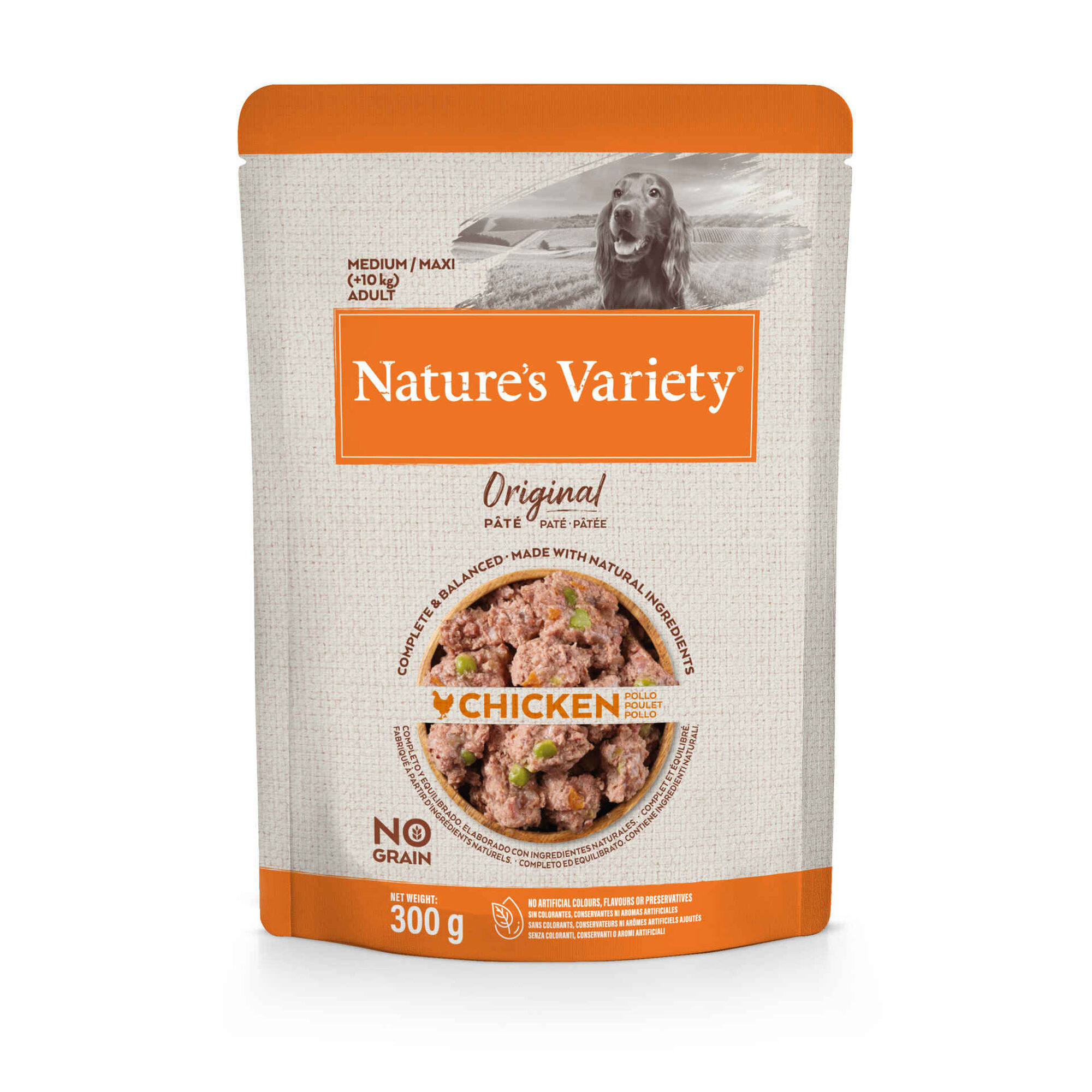 Comida Húmida para Cão Adulto Original Sem Cereais Frango