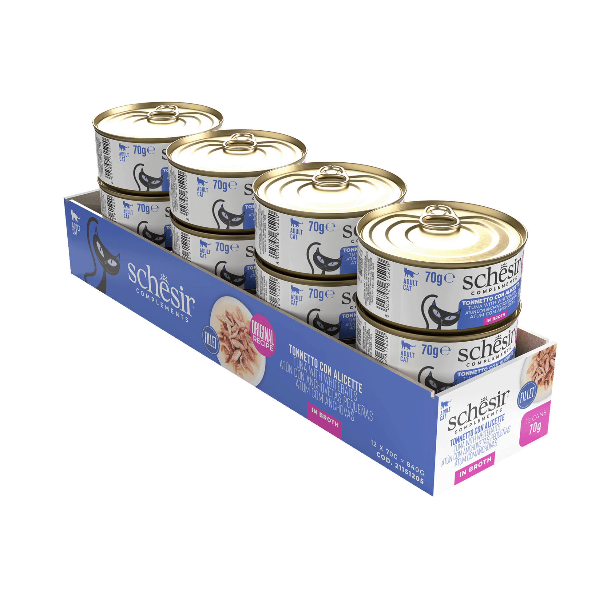 Comida Húmida para Gato Adulto Atum e Sardinha Comida Húmida para Gato Adulto Atum e Sardinha