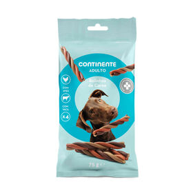 Snack para Cão Adulto Rolinhos Aves, Borrego e Vaca Snack para Cão Adulto Rolinhos Aves, Borrego e Vaca