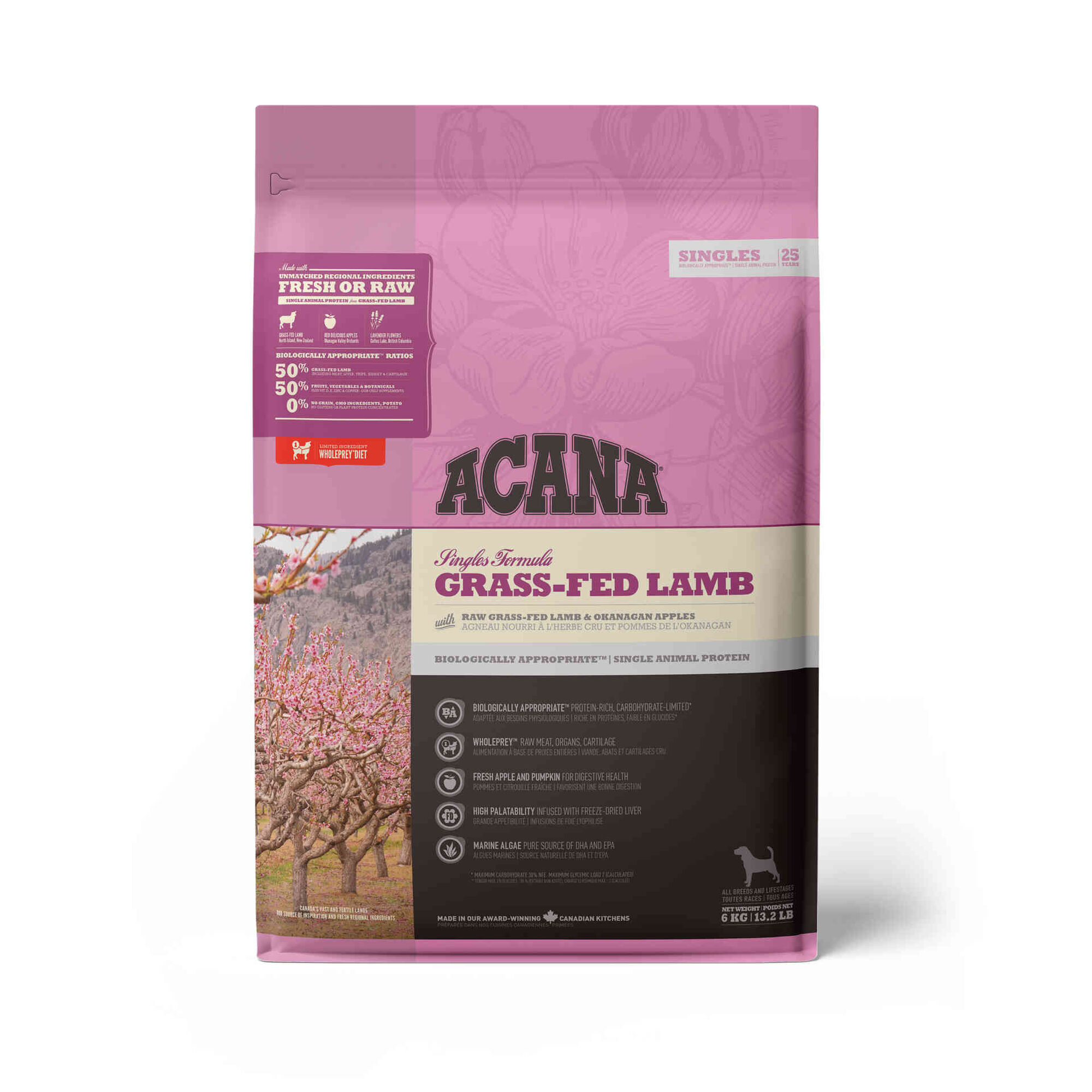 Ração para Cão Singles Formula Grass-Fed Lamb Ração para Cão Singles Formula Grass-Fed Lamb